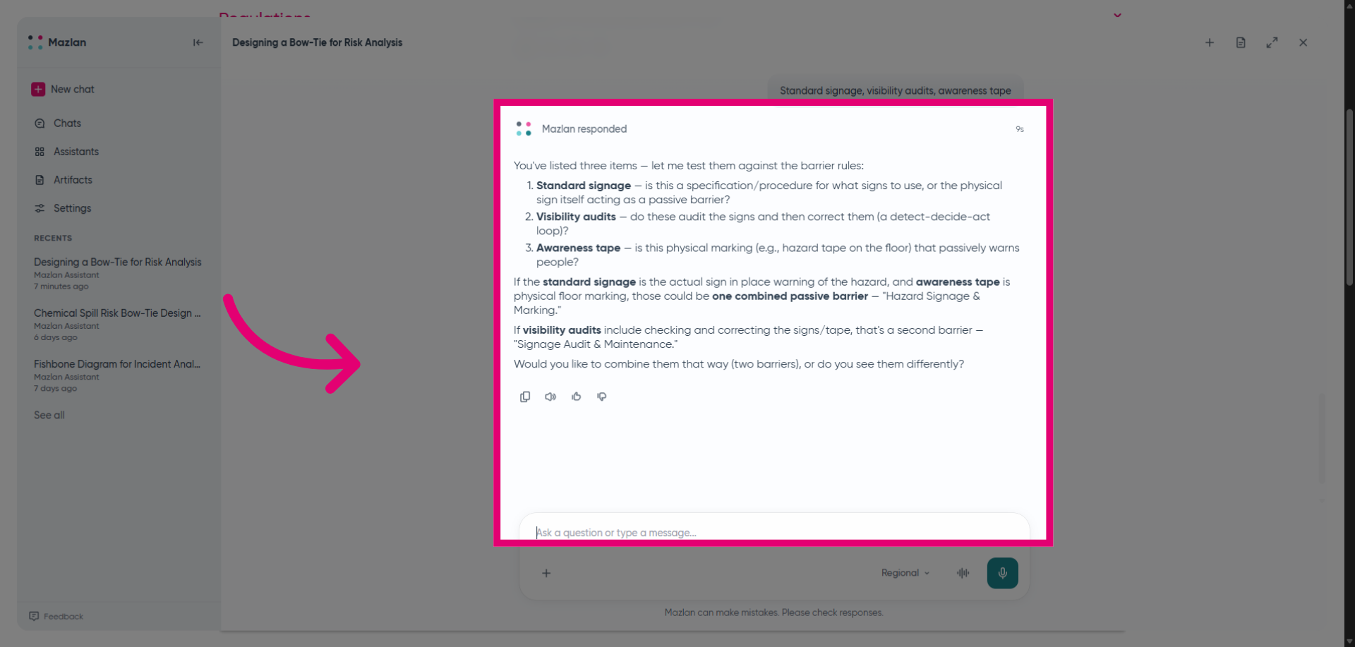 Access Message Input Again