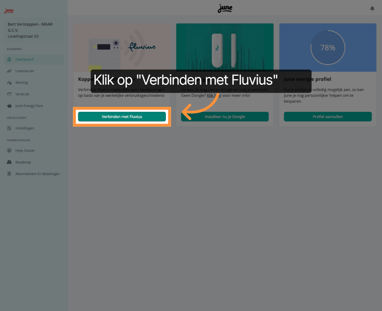 Klik Verbinden Met Fluvius