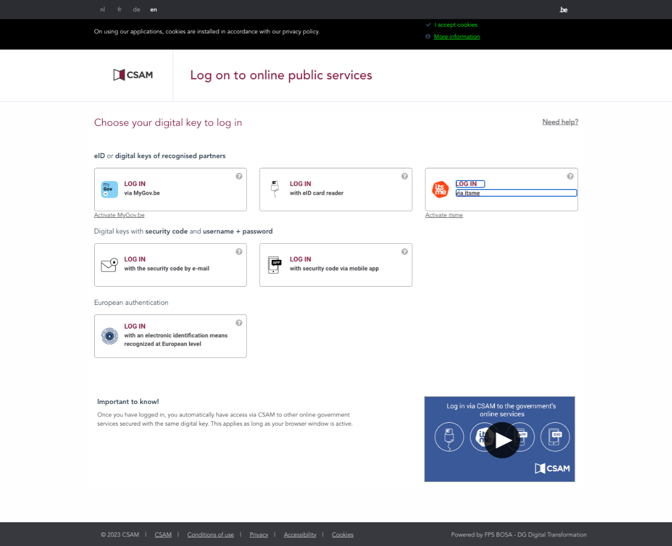 Overschakelen naar identiteitsprovider