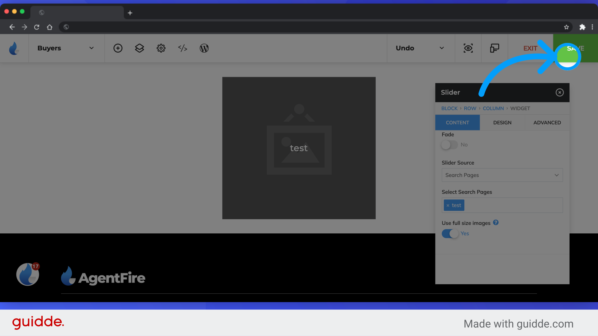 Search Pages: Adding a Search into a block