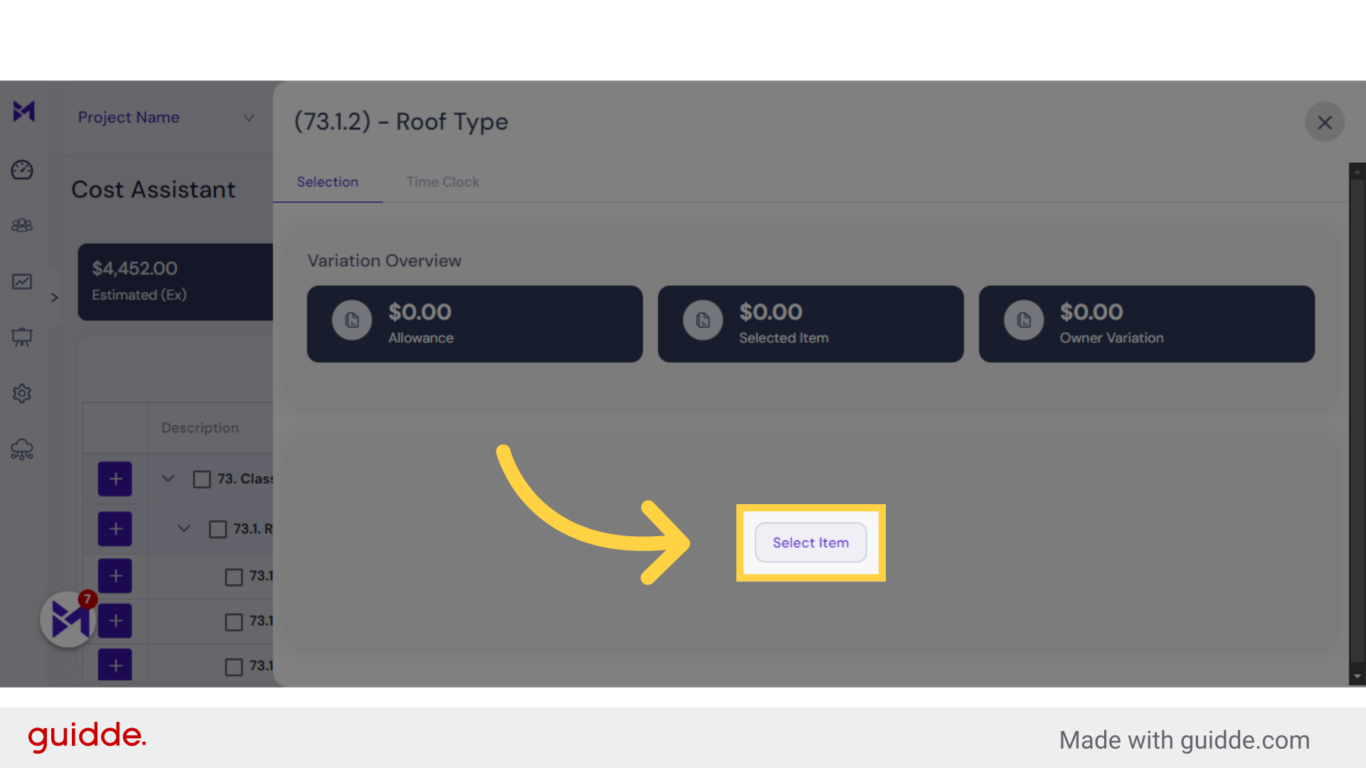 How to do selections? | Buildmacro