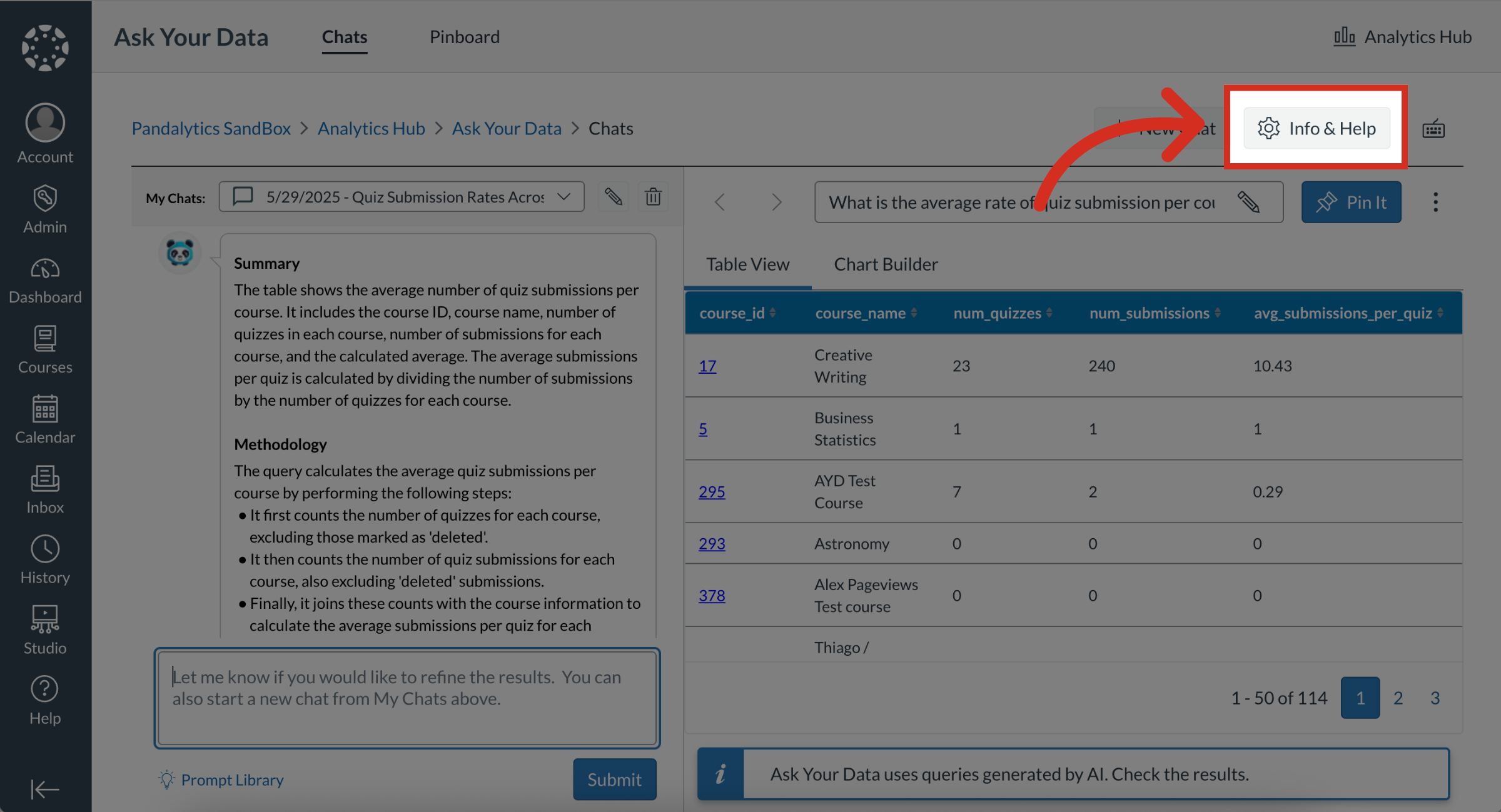 How do I view Available Data in Ask Your Data? - Instructure Community