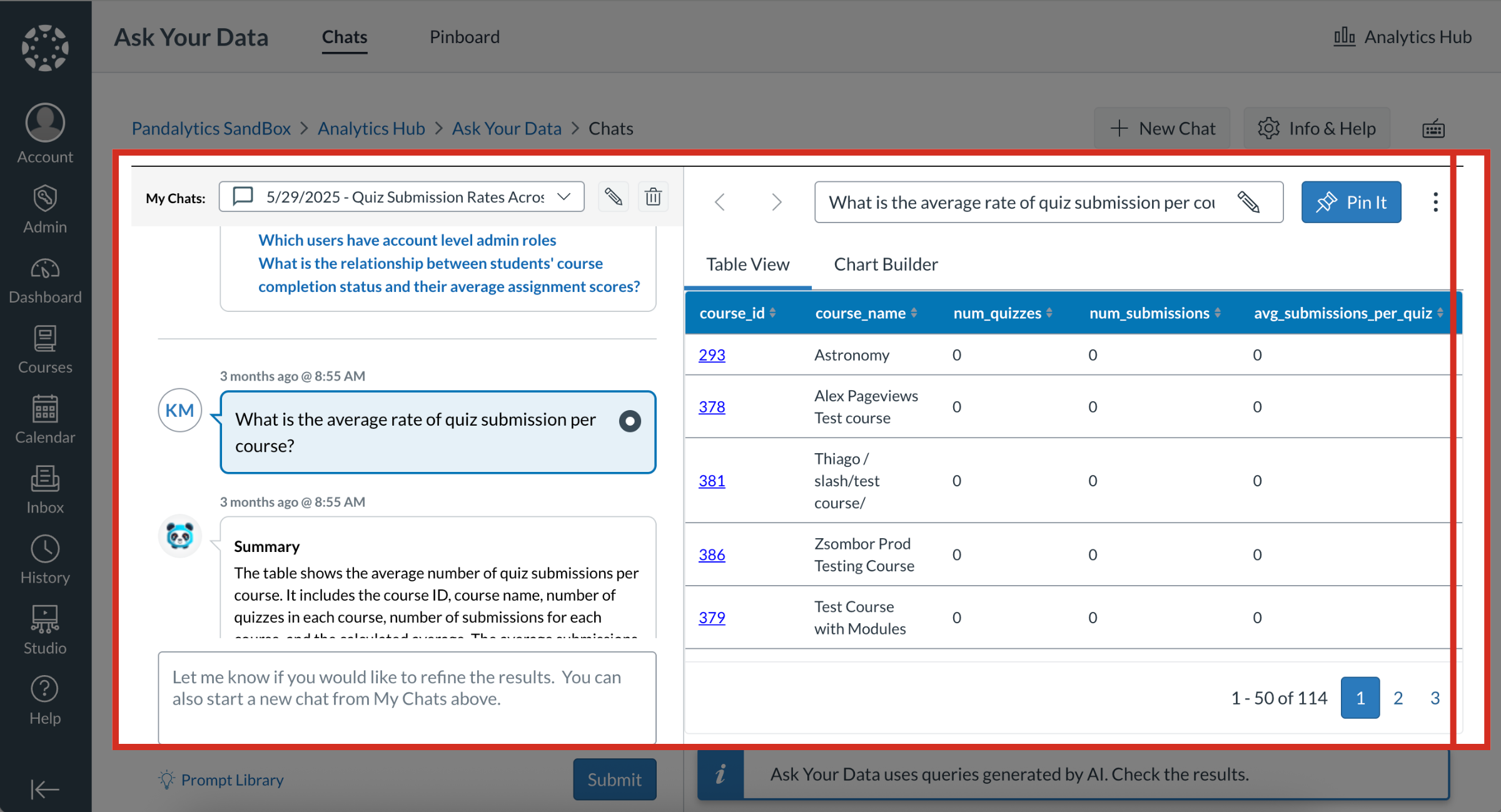 How do I view and update a generated SQL statement in Ask Your Data ...