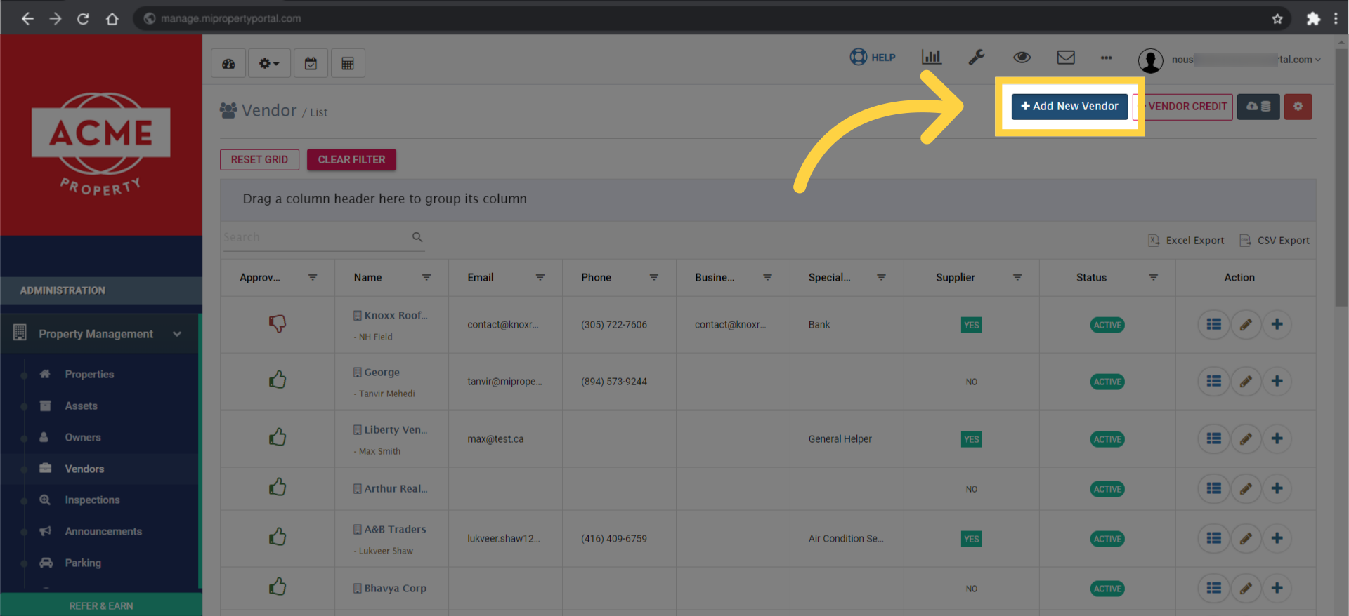 How to Add a Vendor? (step by step) - Mi Property Portal Help Center