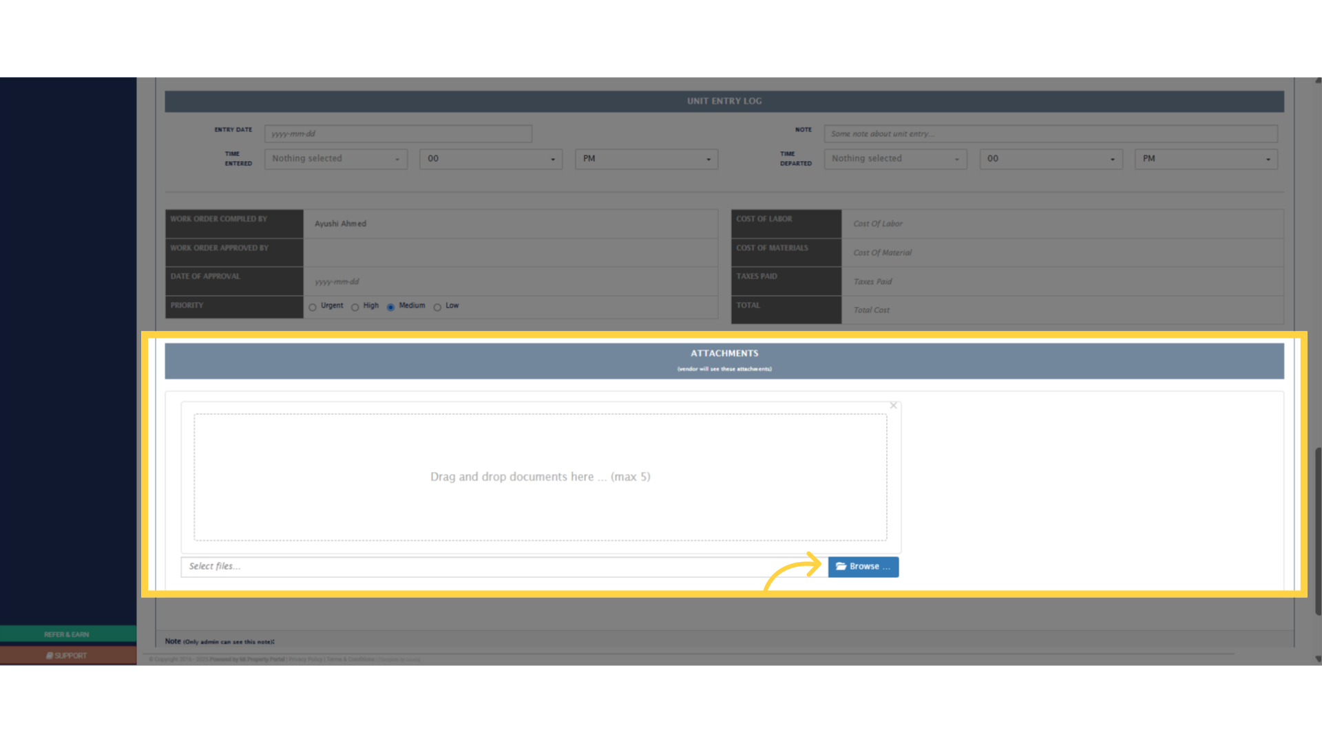 How to Create a Work Order? - Mi Property Portal Help Center