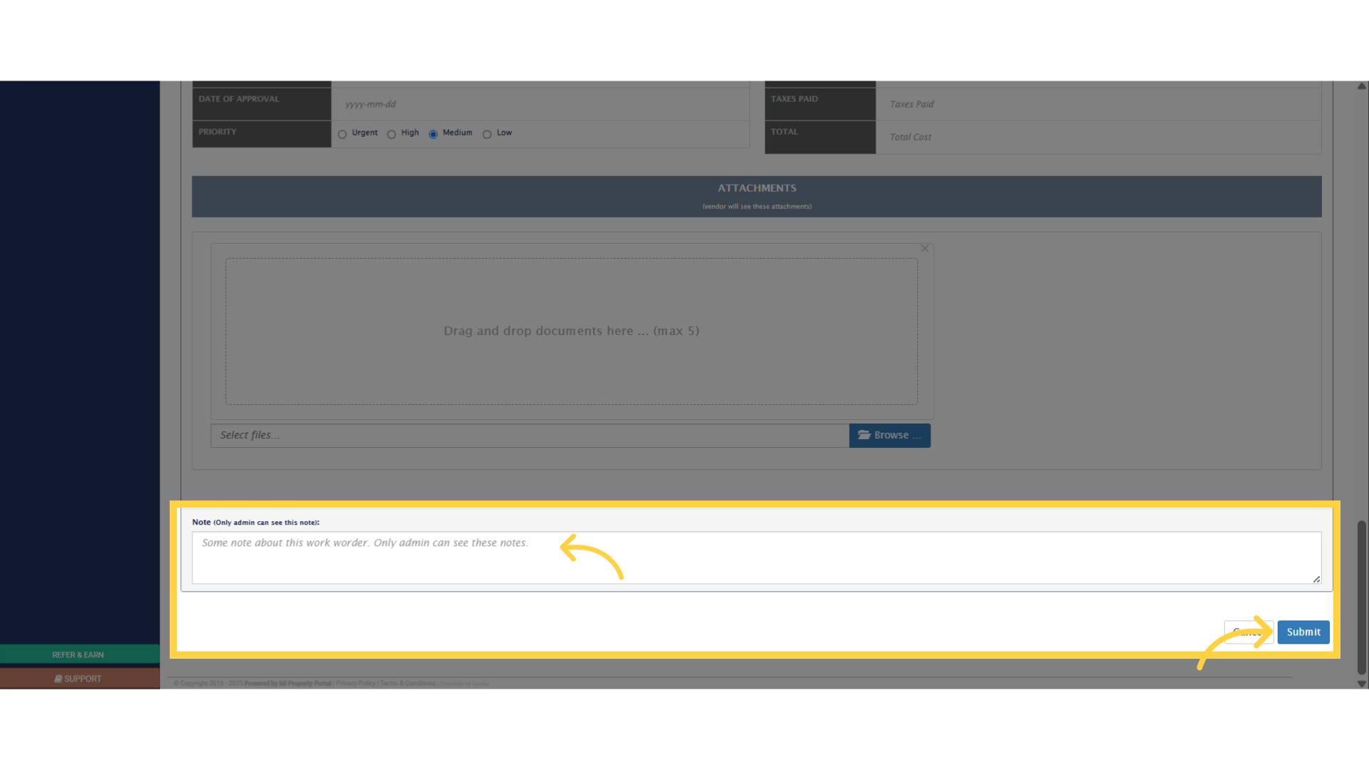 How to Create a Work Order? - Mi Property Portal Help Center