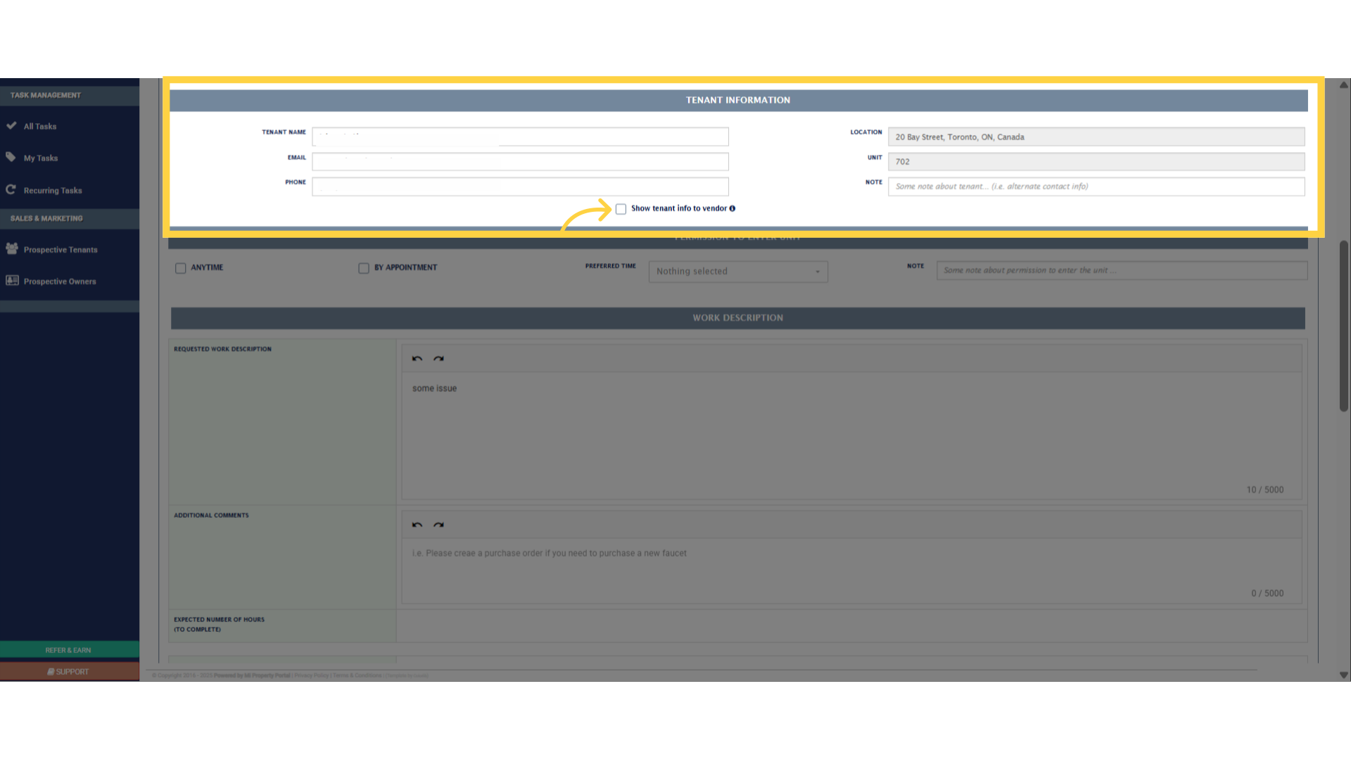 How to Create a Work Order? - Mi Property Portal Help Center