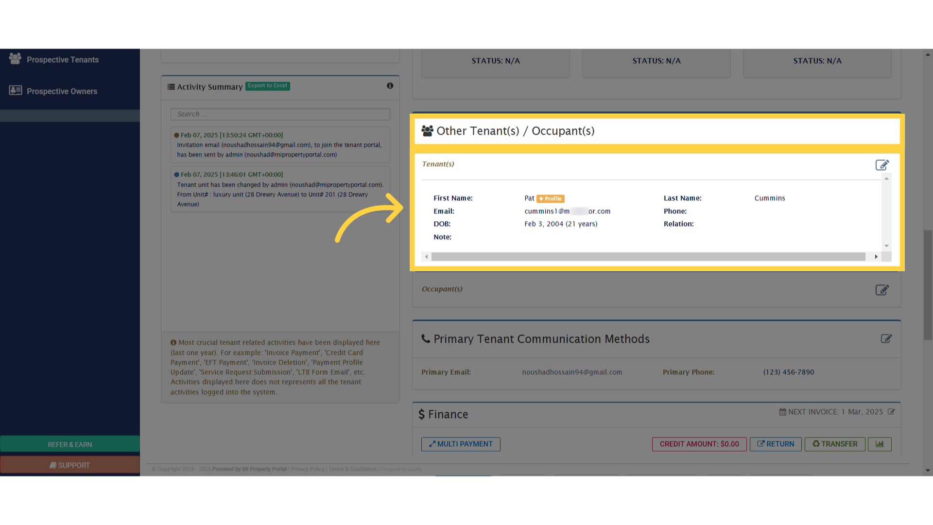 How to Split Rent Among Multiple Tenants? - Mi Property Portal Help Center