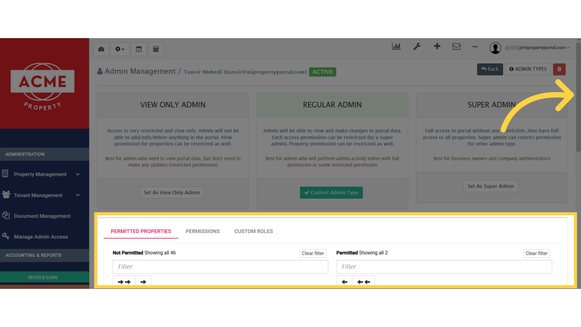 How to Manage Admin Access, Change Permissions & Assign Roles - Mi ...