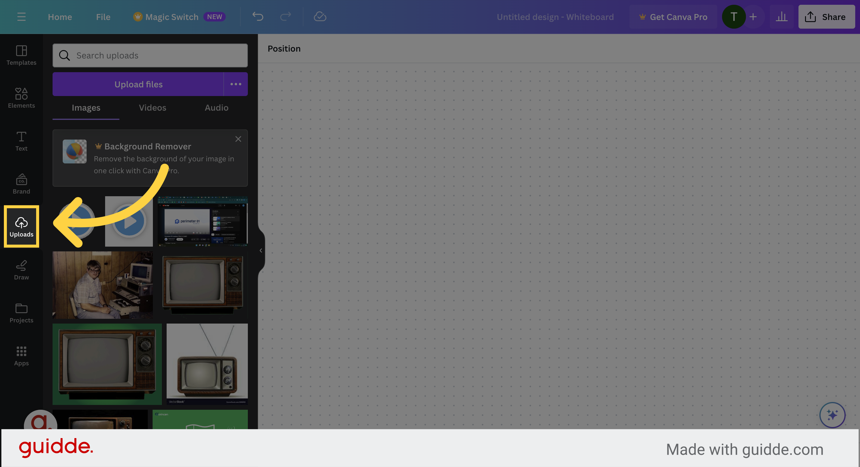 How to Convert HEIC to JPG with Canva Guidde Gallery