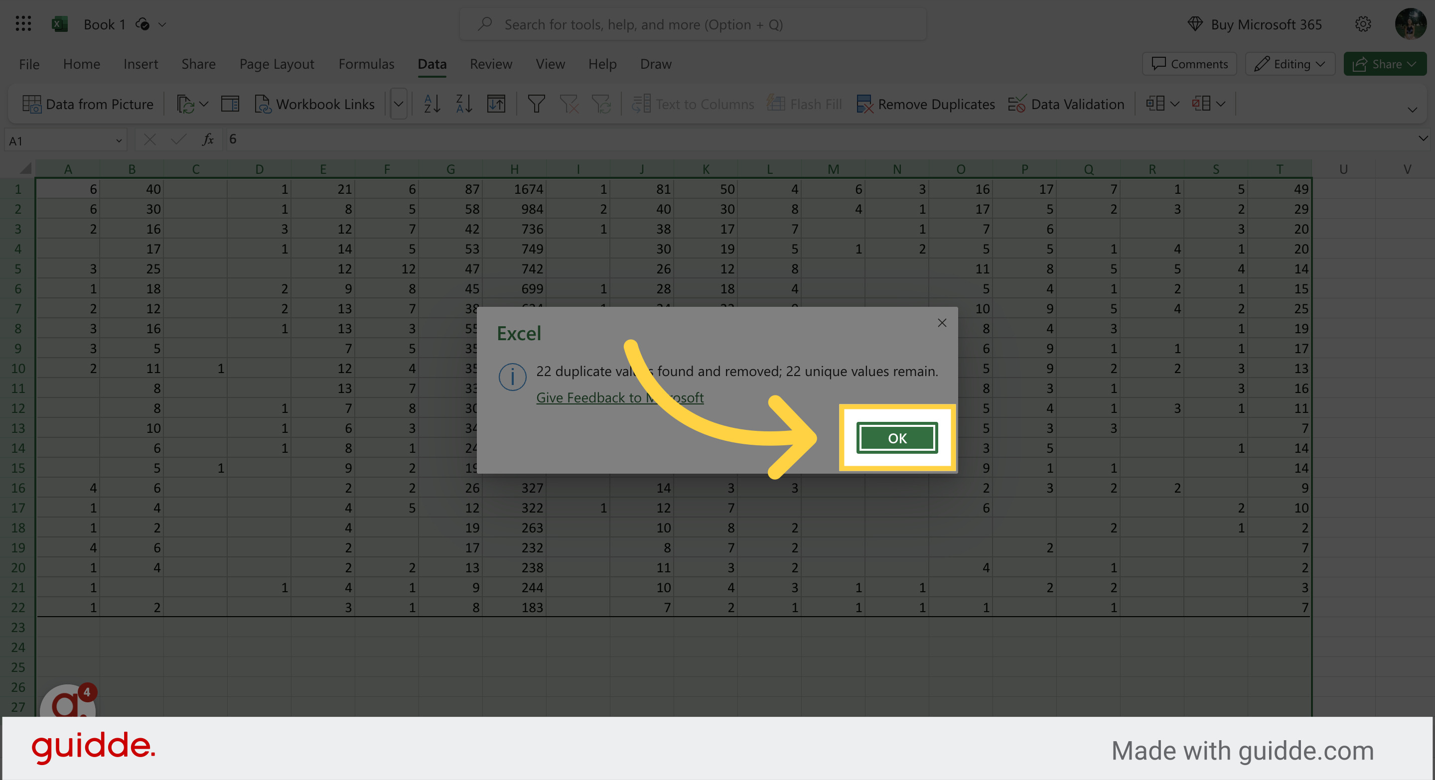 How to Delete Duplicates from Excel - Guidde | Gallery