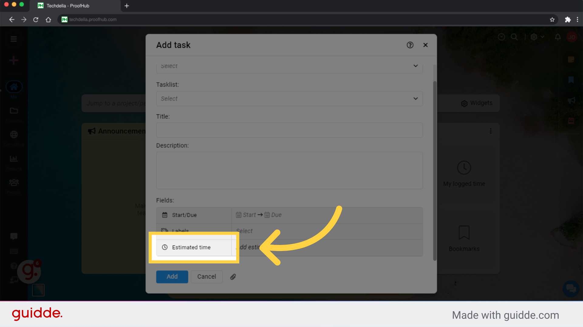 How to set up custom workflows and task lists in ProofHub - Guidde ...