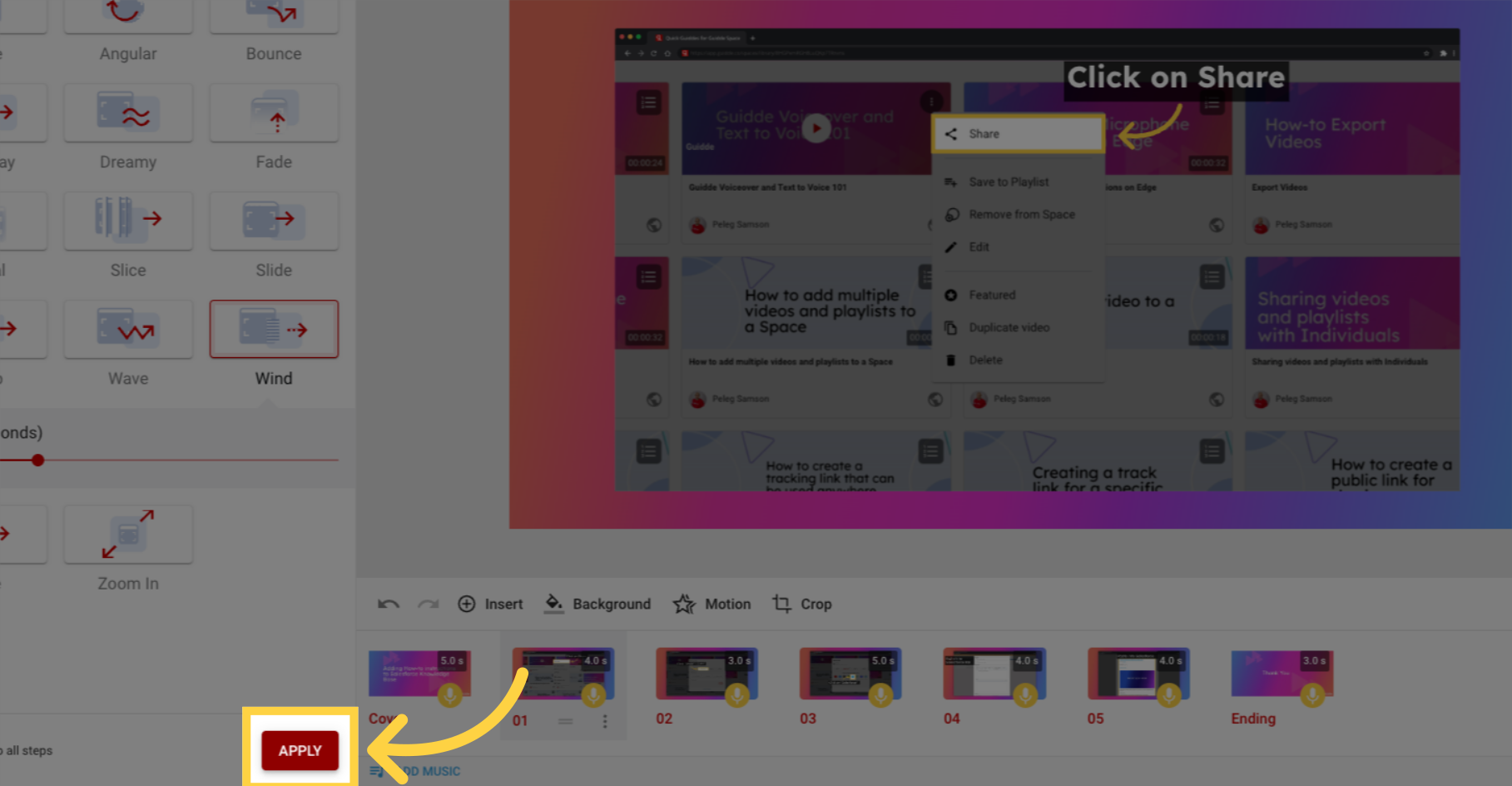 How To Add Transitions To Your Video Guidde Gallery How To Add Transitions To Your Video Guidde Gallery
