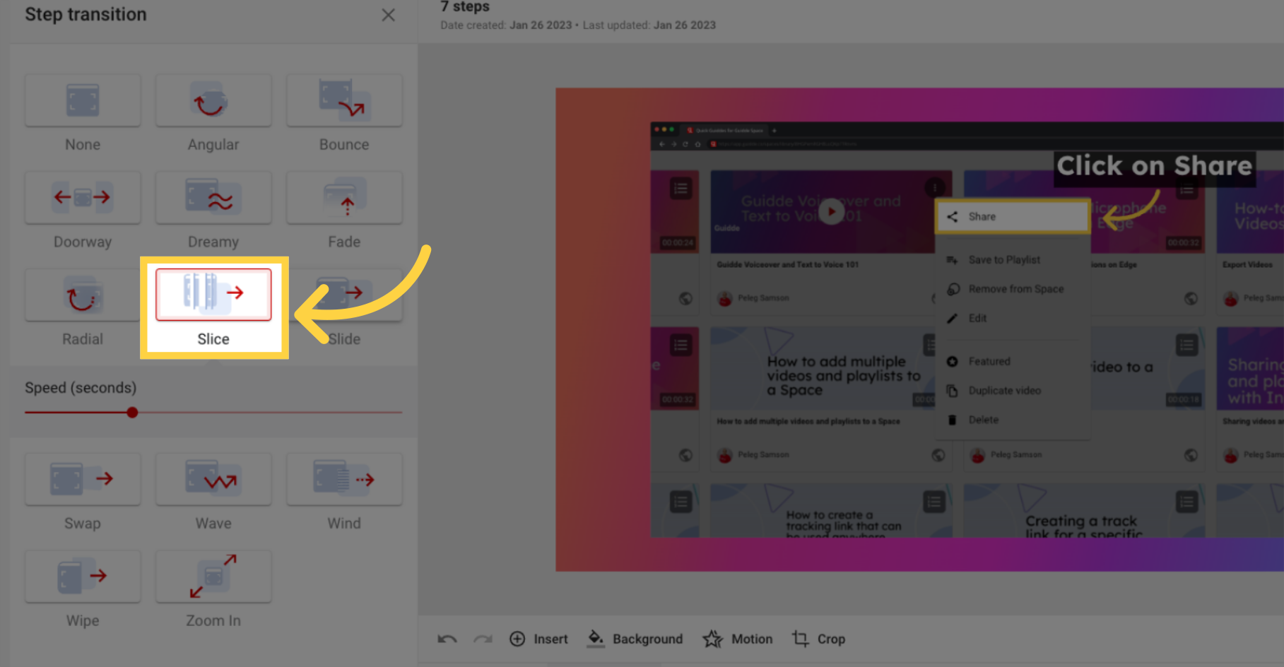 How To Add Transitions To Your Video Guidde Gallery How To Add Transitions To Your Video Guidde Gallery
