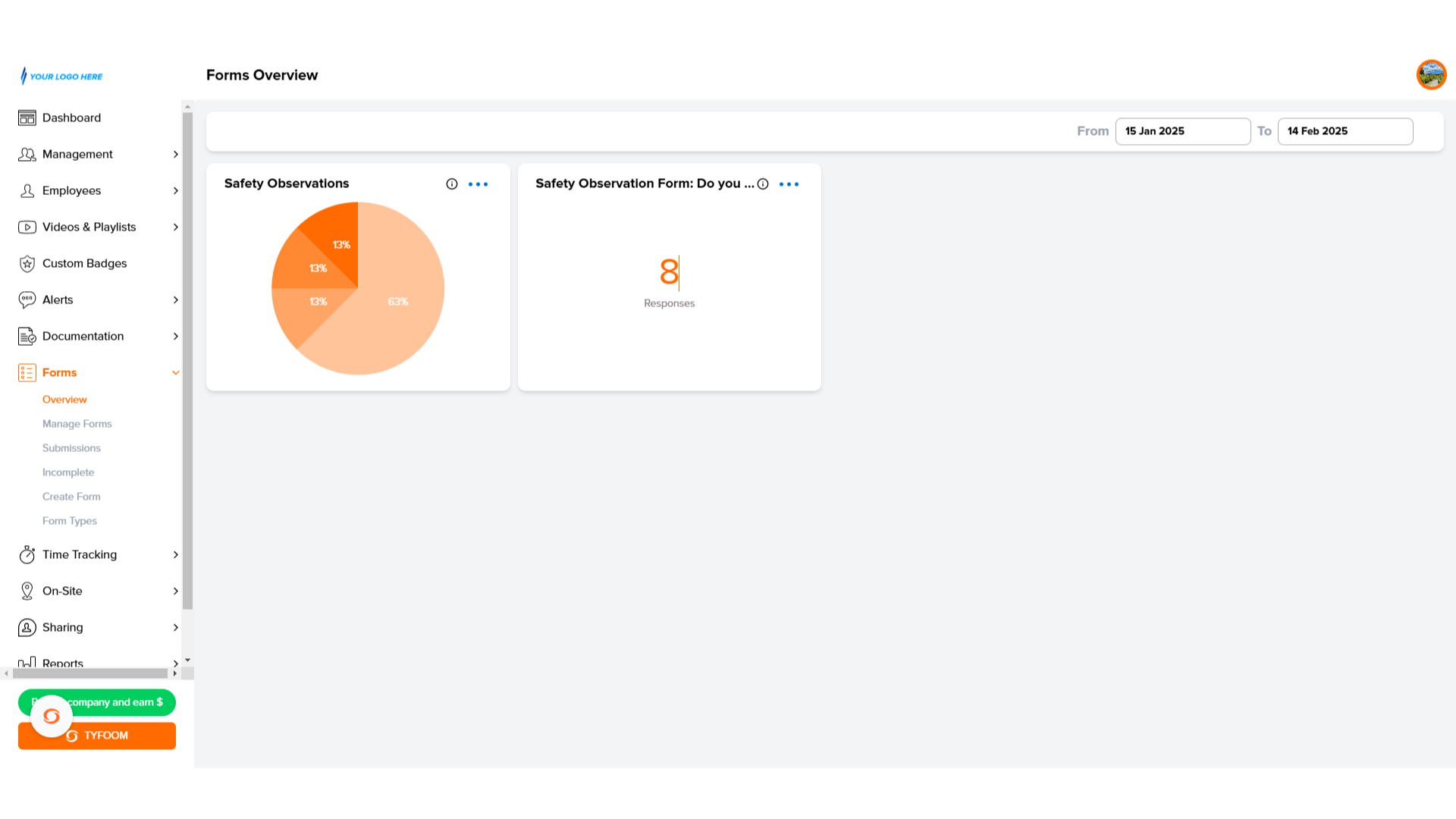 Forms Overview Page