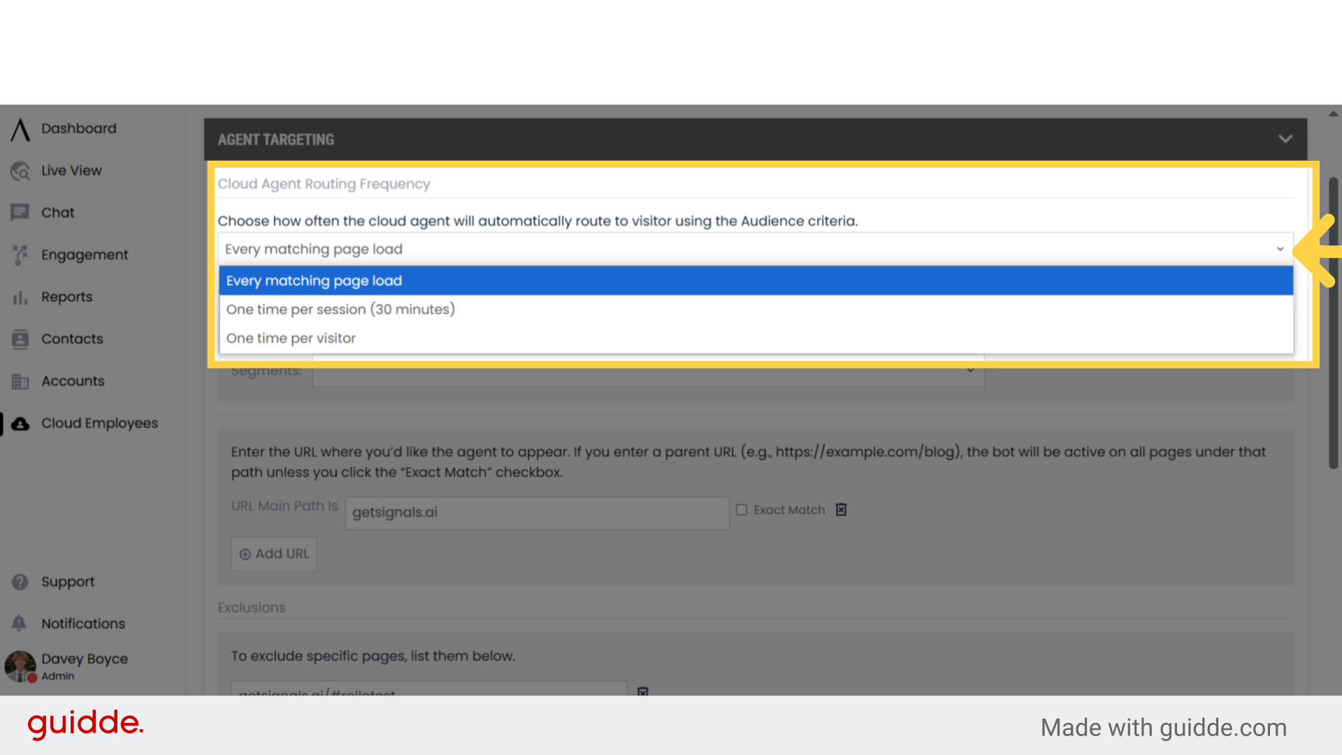 Agent Analysis and Configuration - Signals Help Docs
