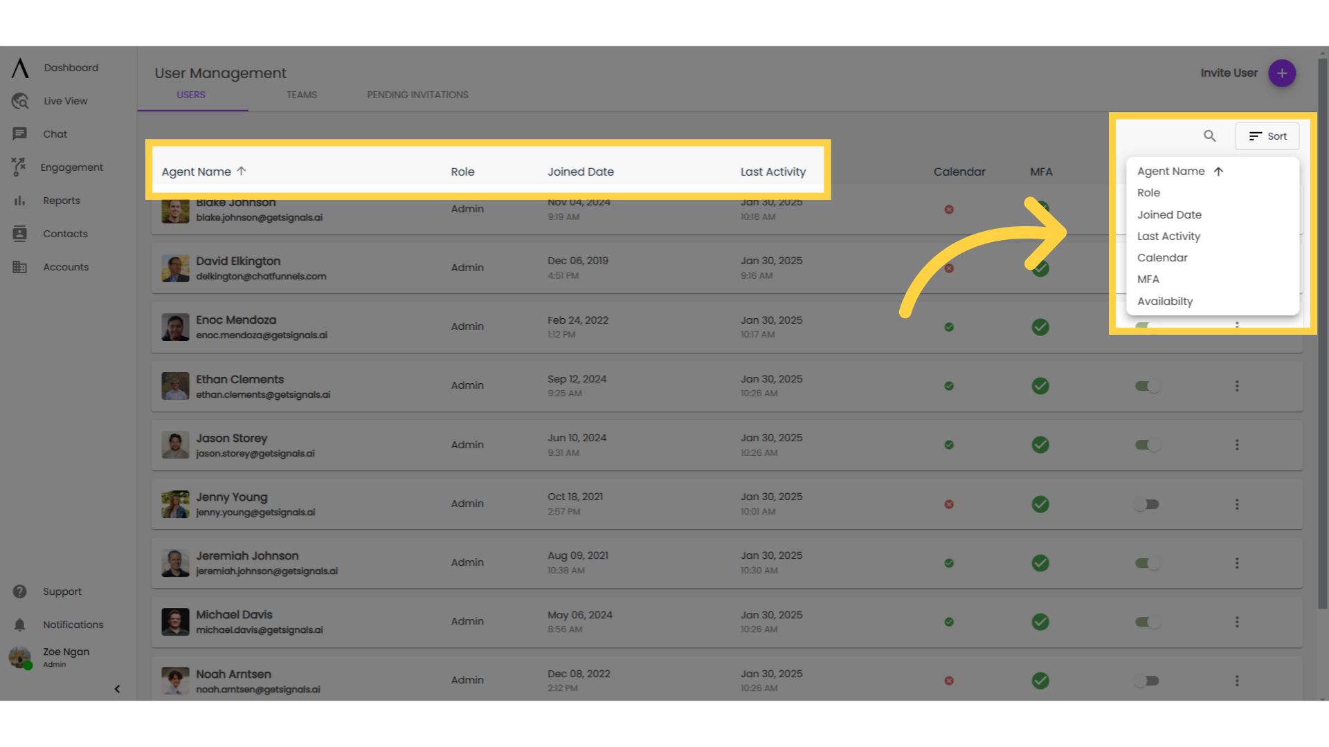 Users Signals Help Docs