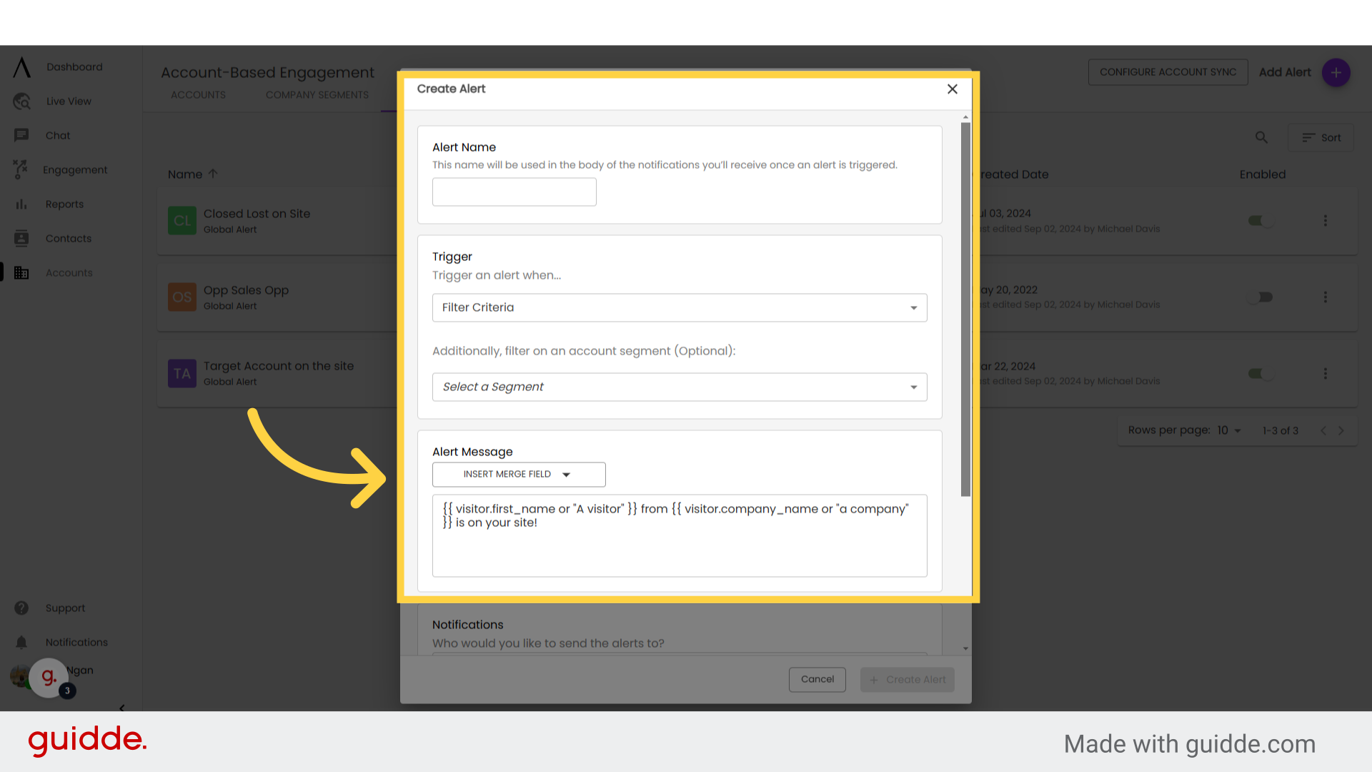 Creating and Using Alerts - Signals Help Docs