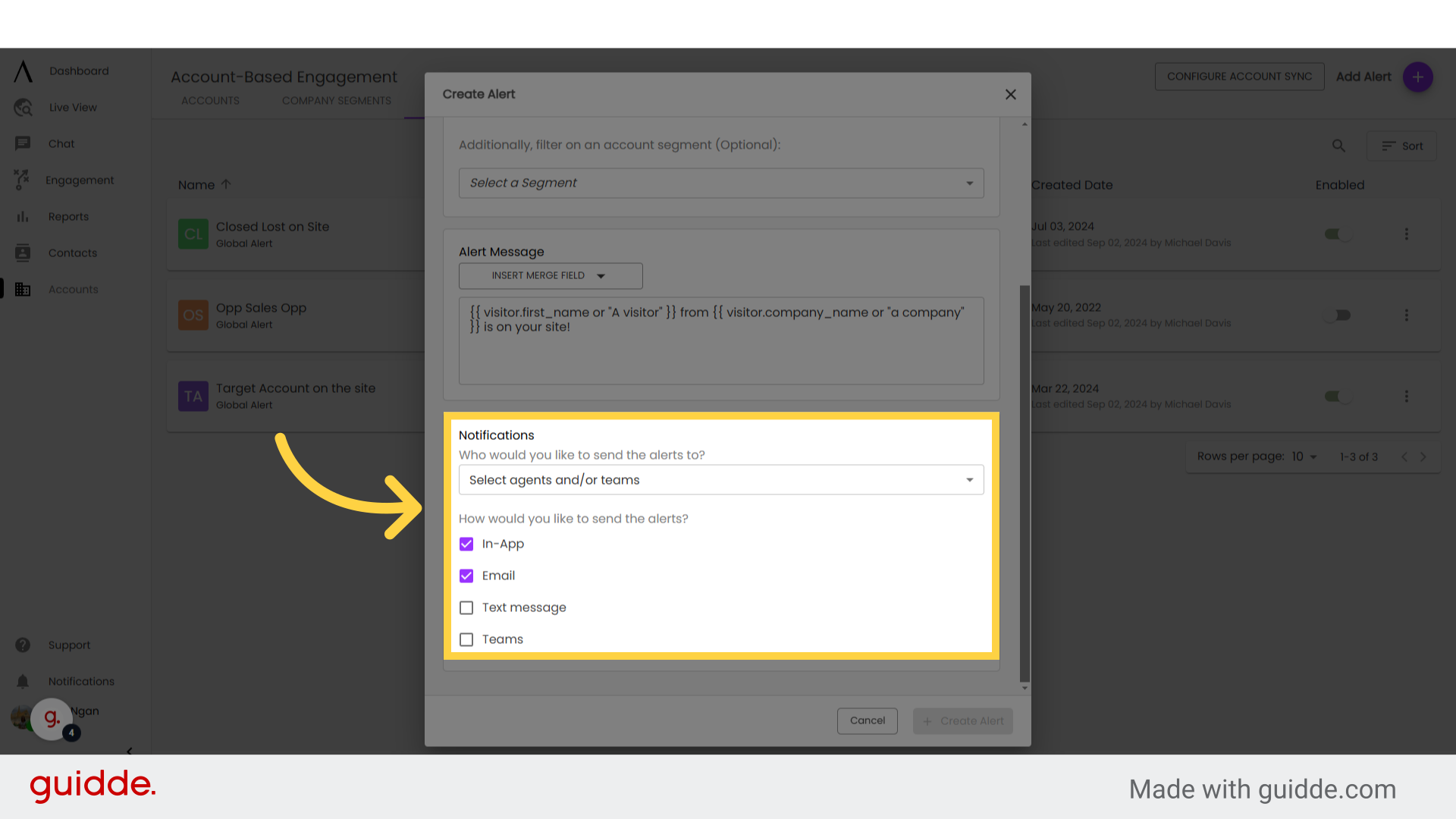 Creating and Using Alerts - Signals Help Docs