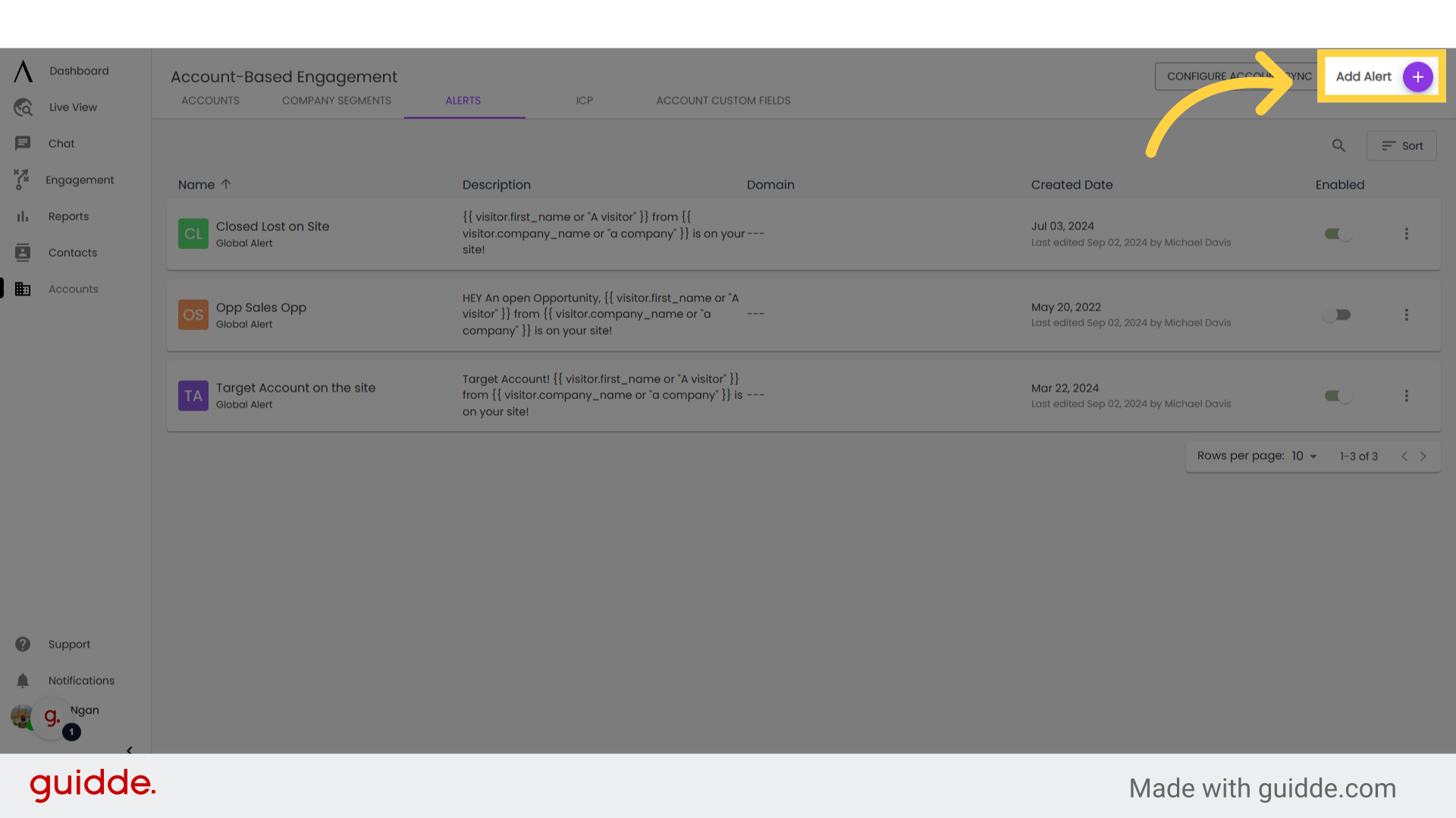 Creating and Using Alerts - Signals Help Docs