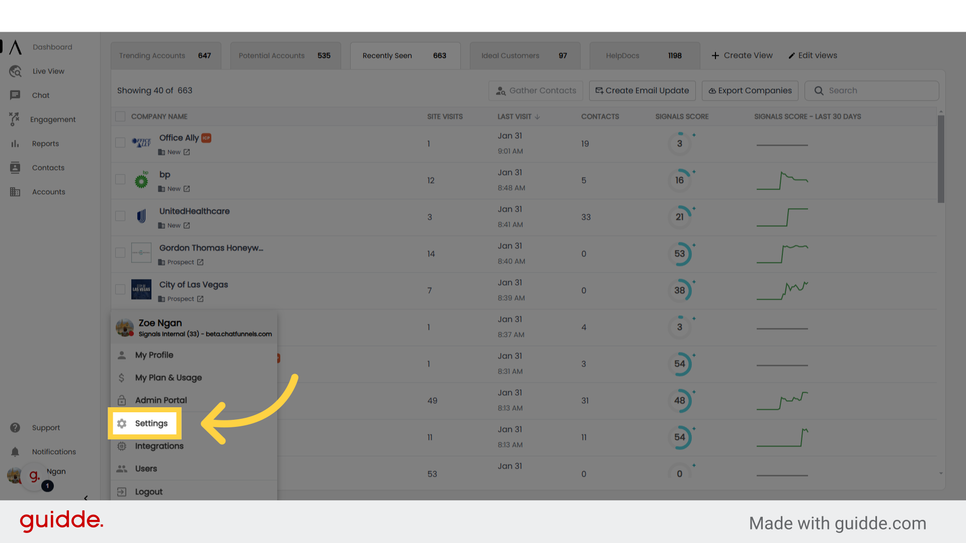 Email Settings - Signals Help Docs