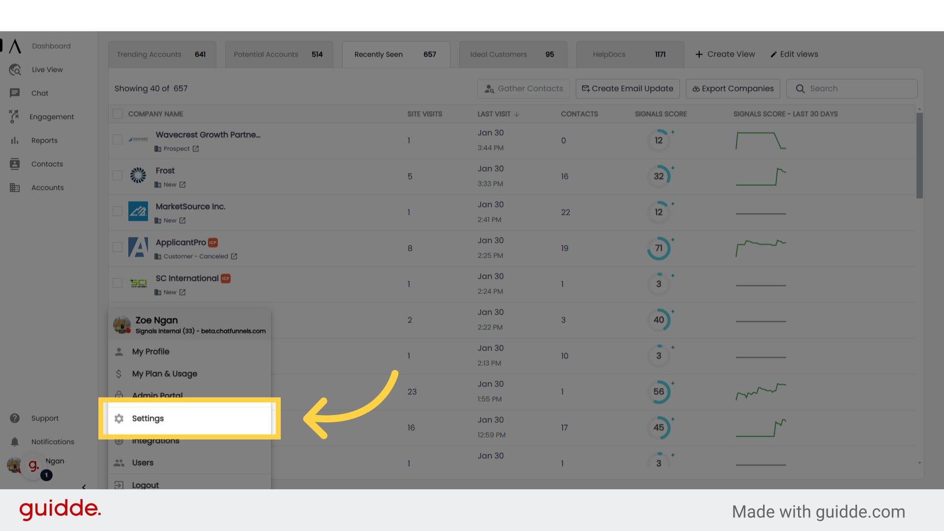 Chatbot Appearance and Domains - Signals Help Docs