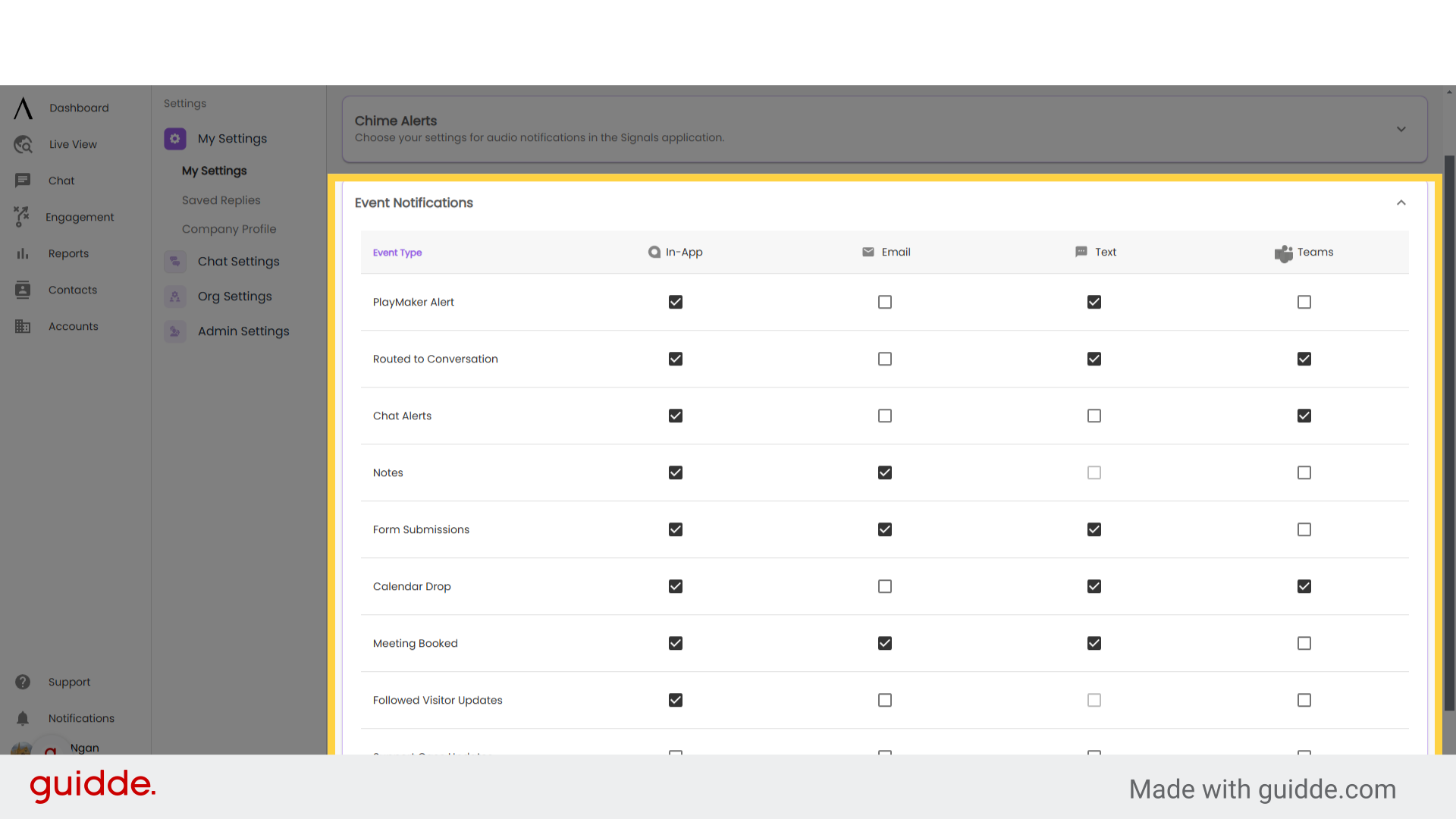 Microsoft Teams Integration - Signals Help Docs