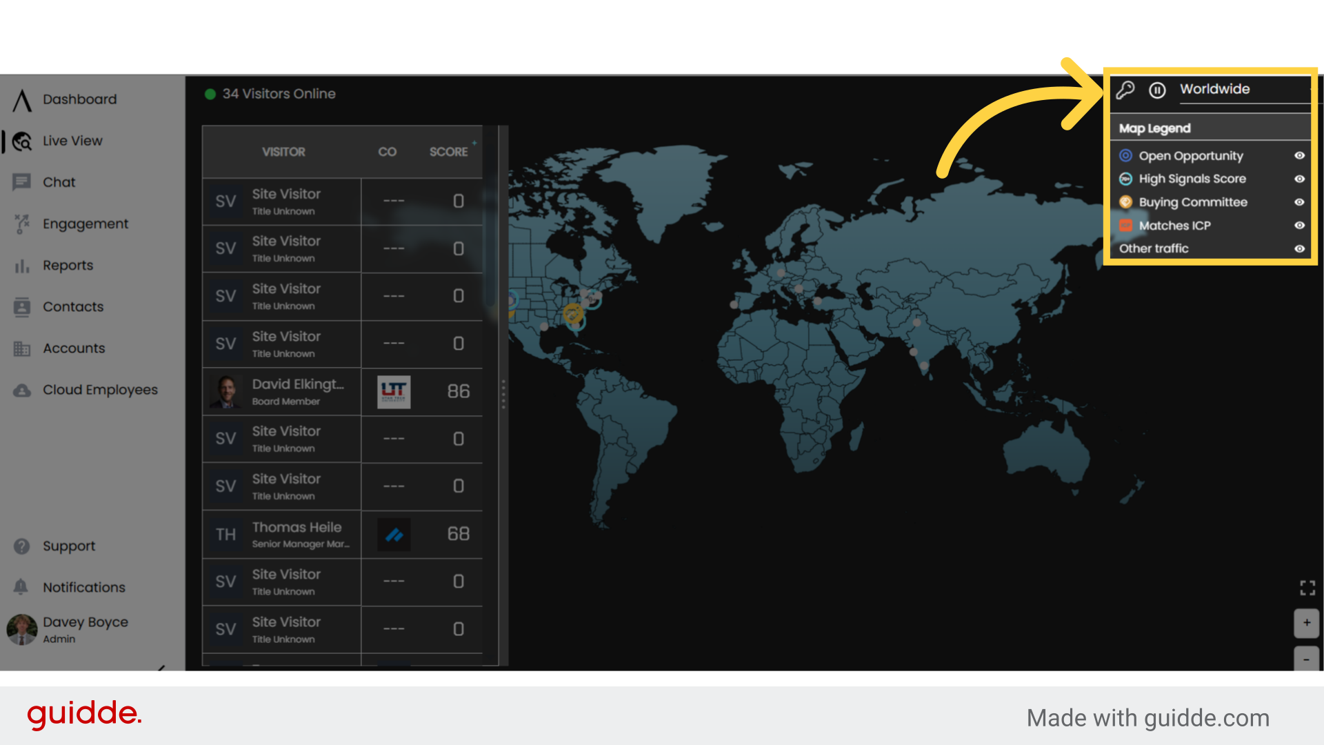Live View - Signals Help Docs