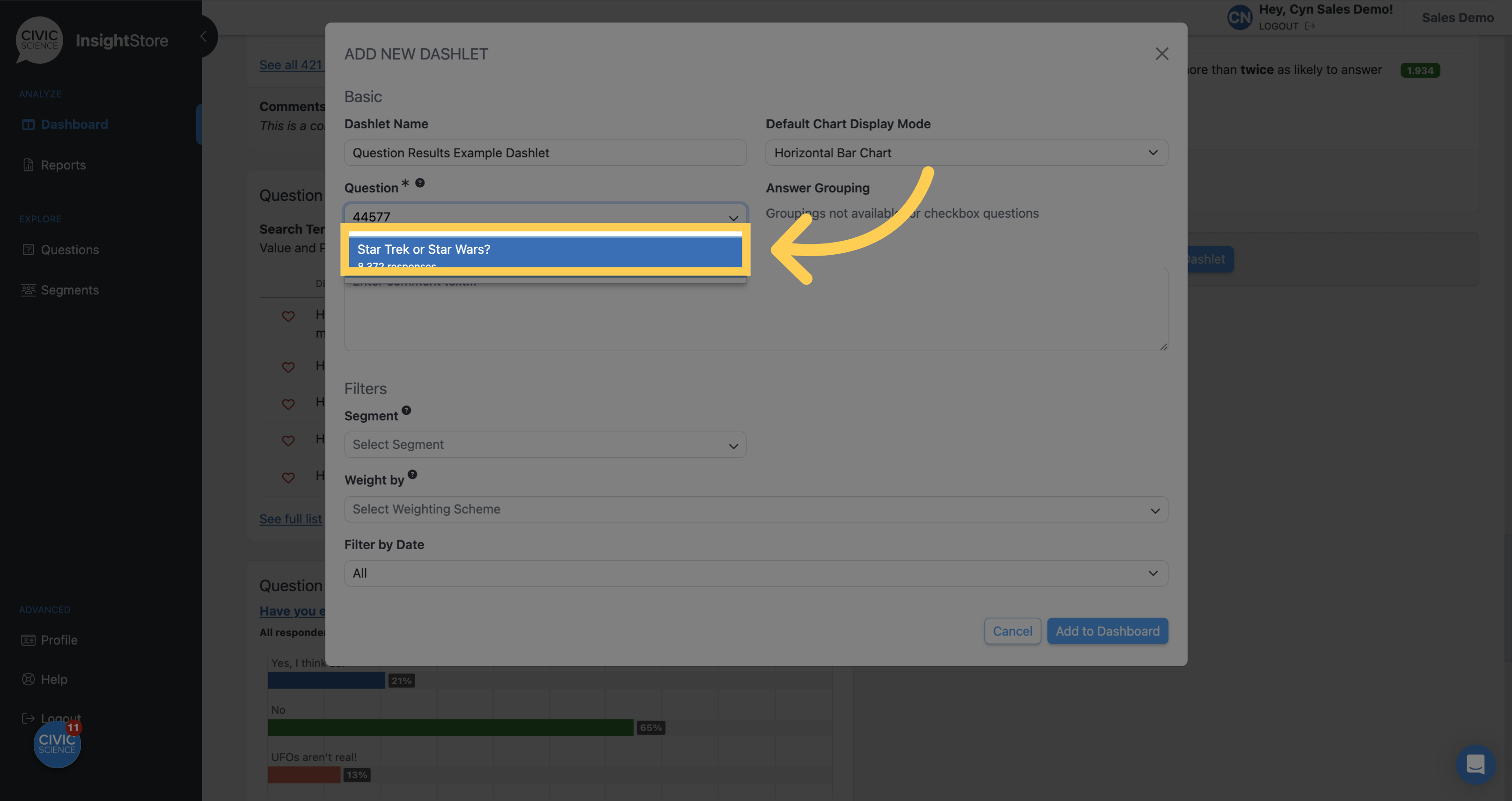 Video: adding a question | CivicScience Knowledge Base