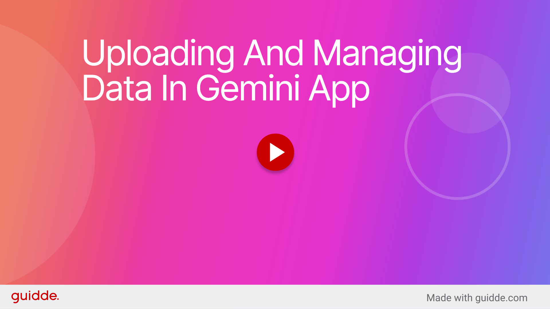 Upload - GEMINI Documentation