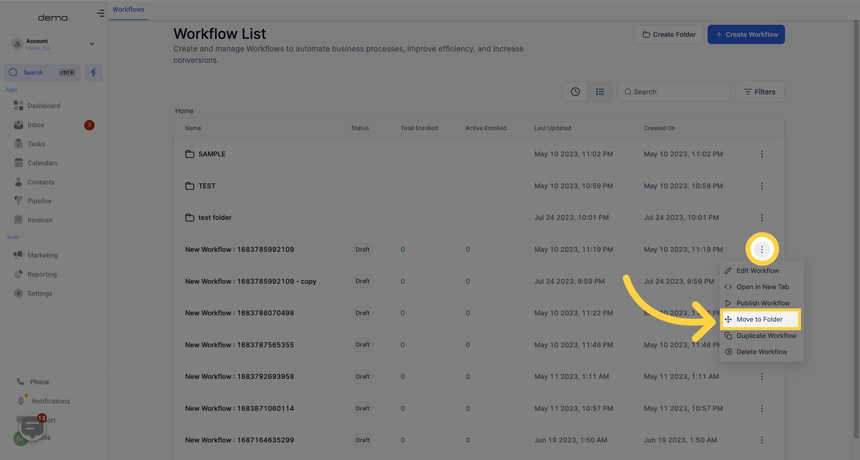 How to Organize Your Workflows Into Folders | Genie AI