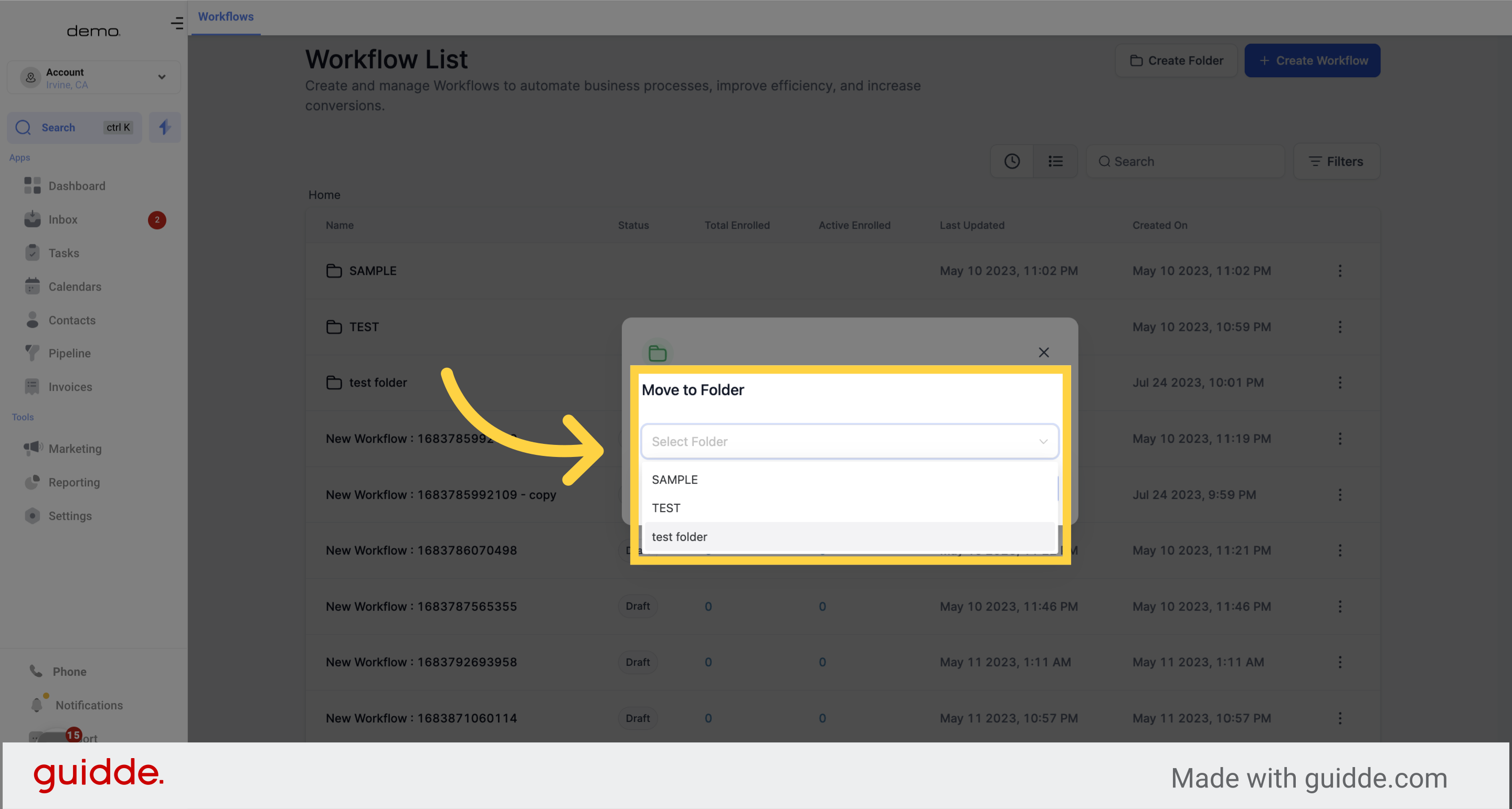 How to Organize Your Workflows Into Folders | SURPLUS SYSTEMS
