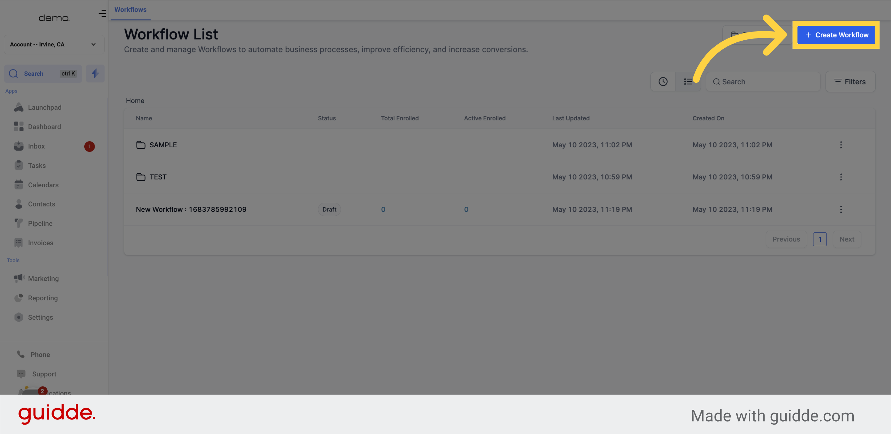 How to use Workflow - Actions tab | SURPLUS SYSTEMS