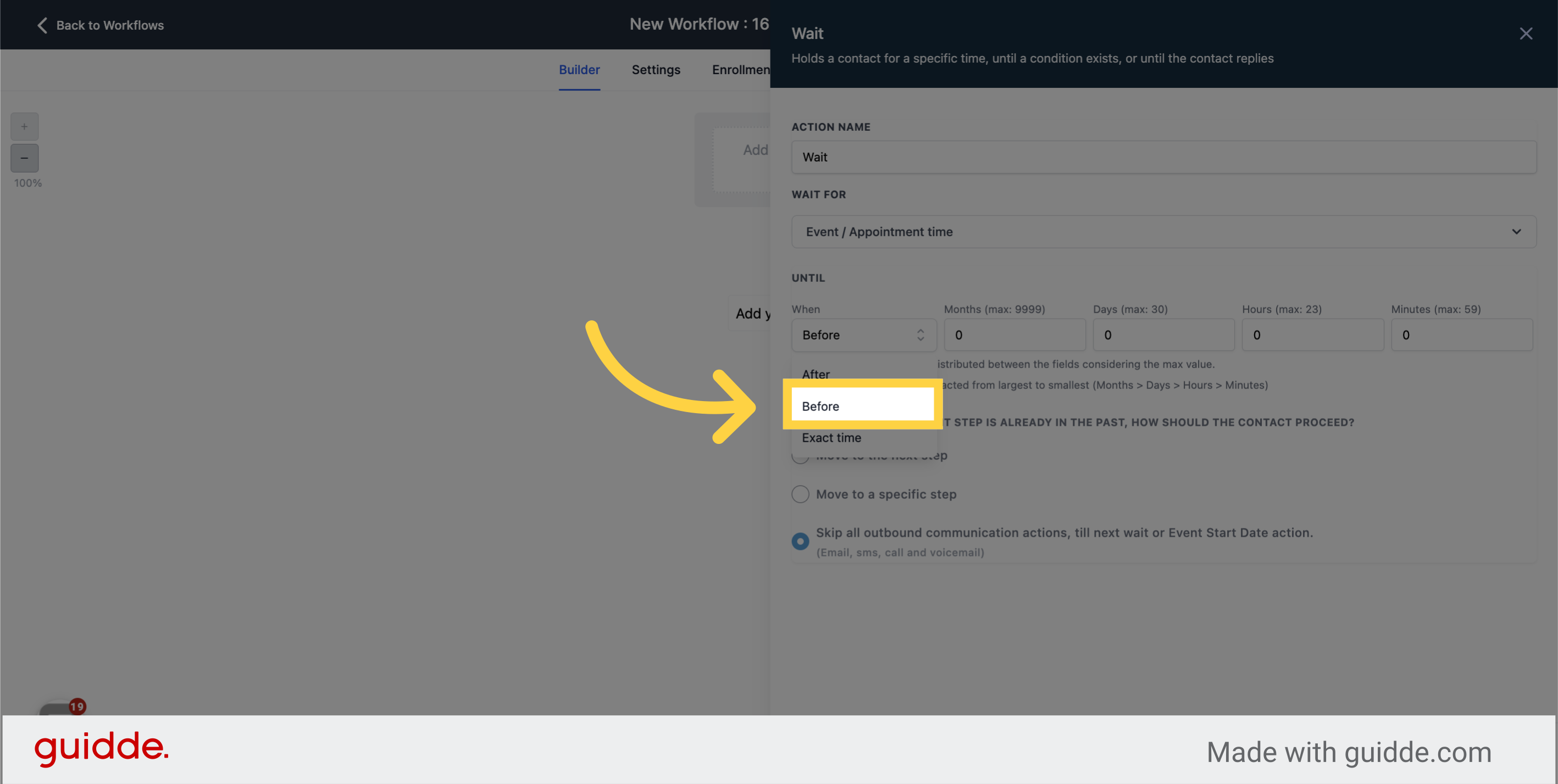 Conditions and Workflow actions - How to use wait | Maven HQ