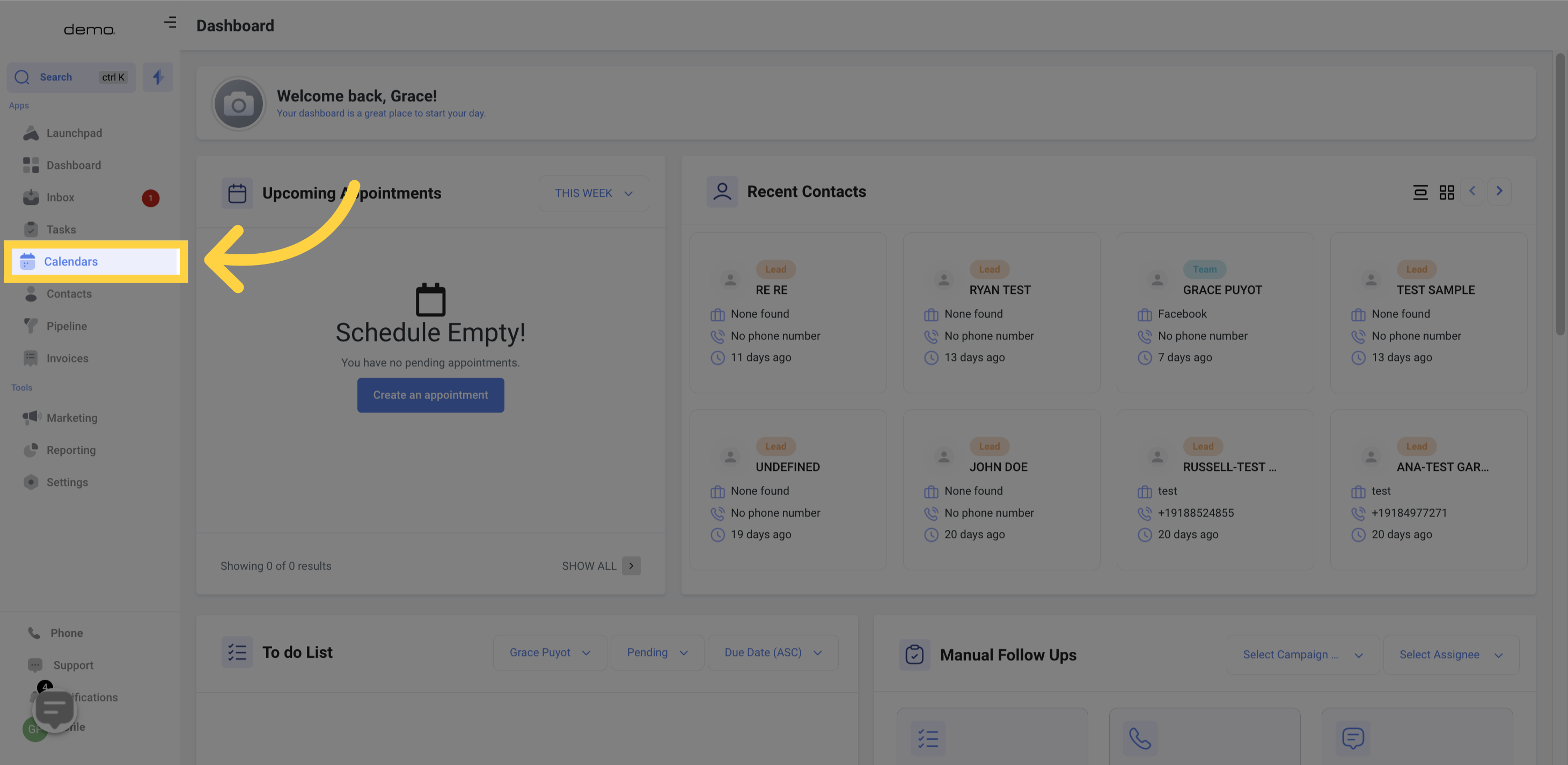 How to Group Calendars in a list Genie AI