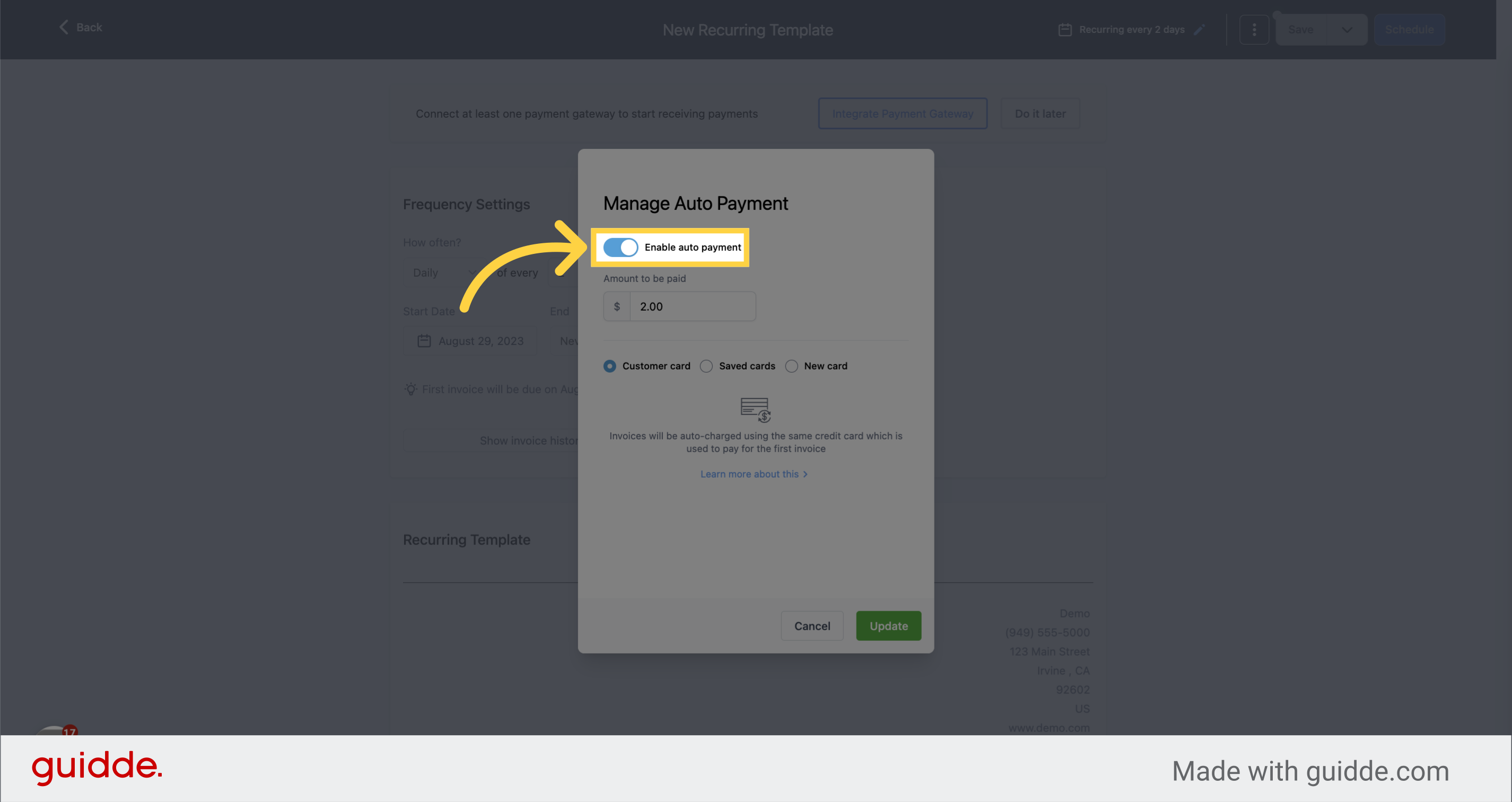 A Guide on How to use Manage Auto Payment | SURPLUS SYSTEMS