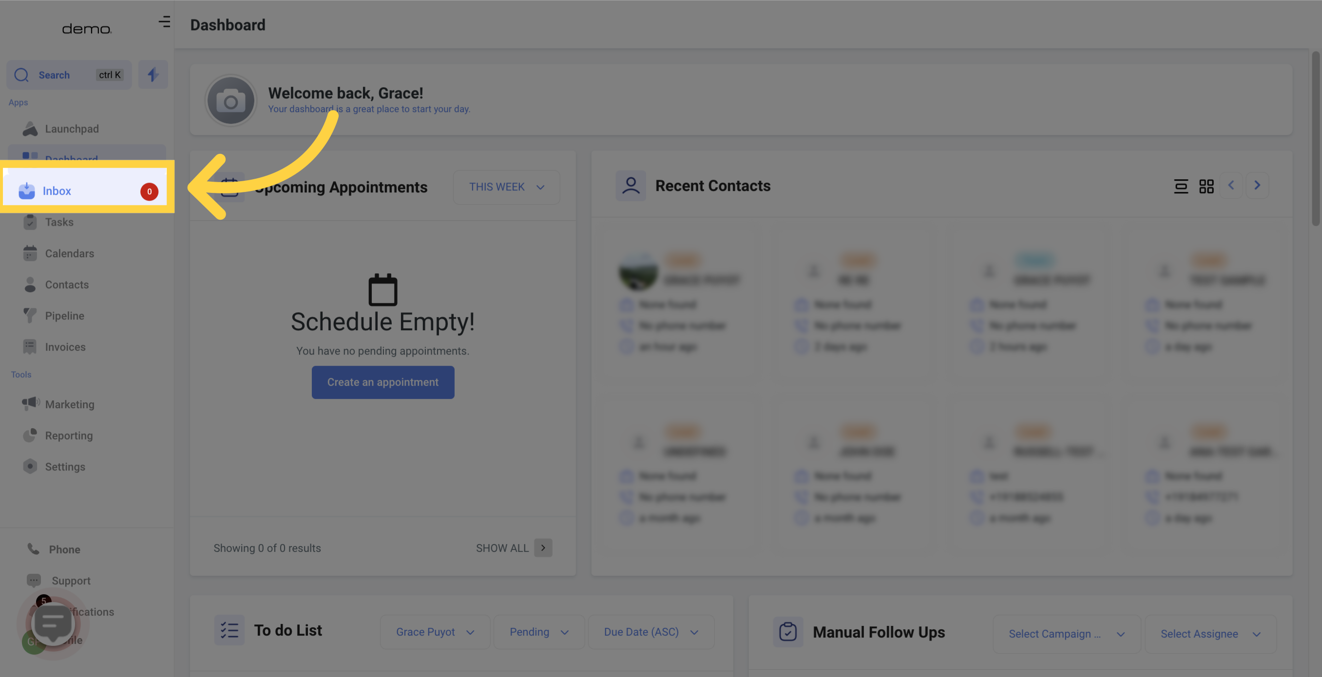 how-to-send-instagram-message-aesthetix-crm