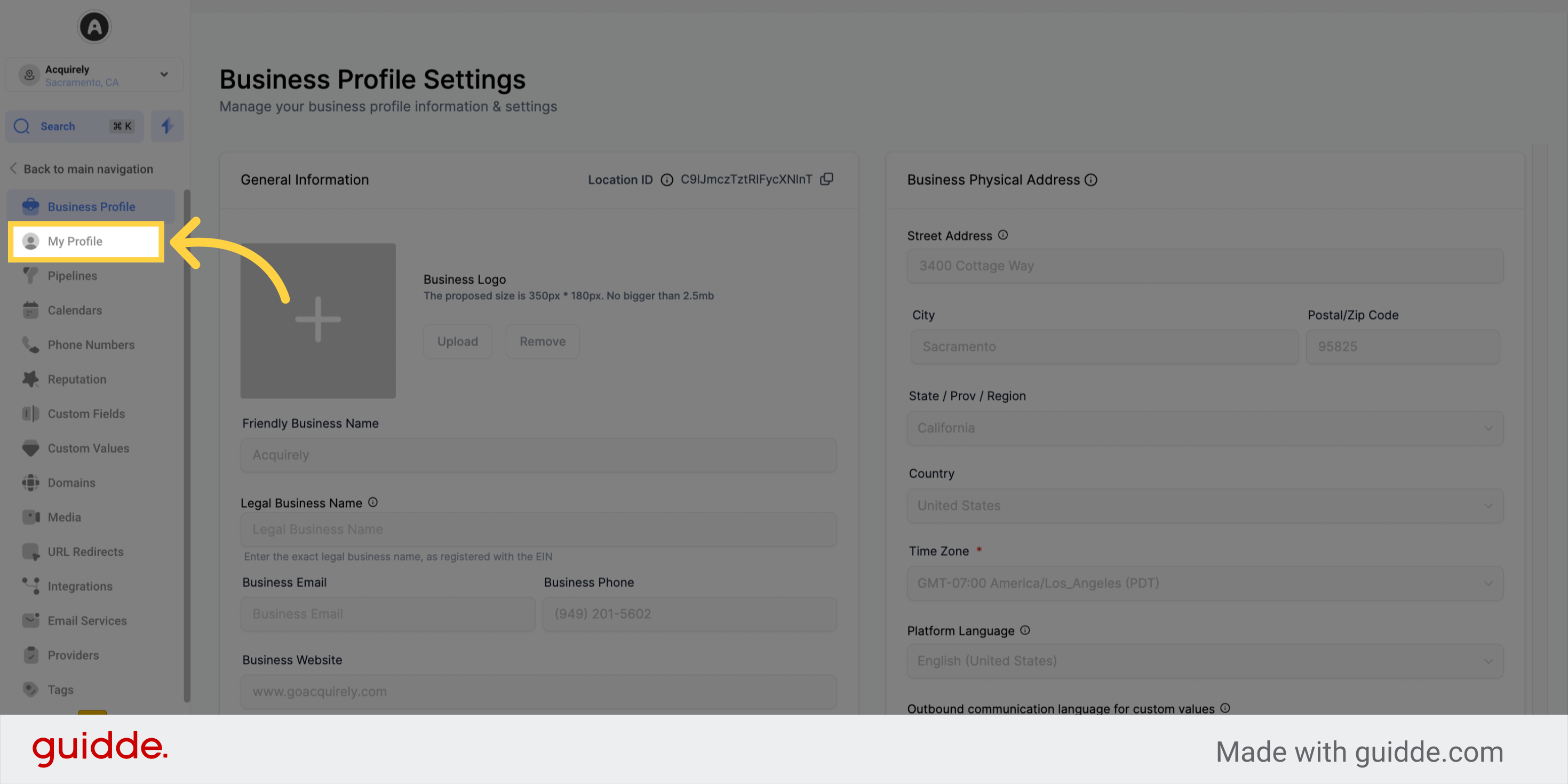 Guide on How to use My Profile | SURPLUS SYSTEMS