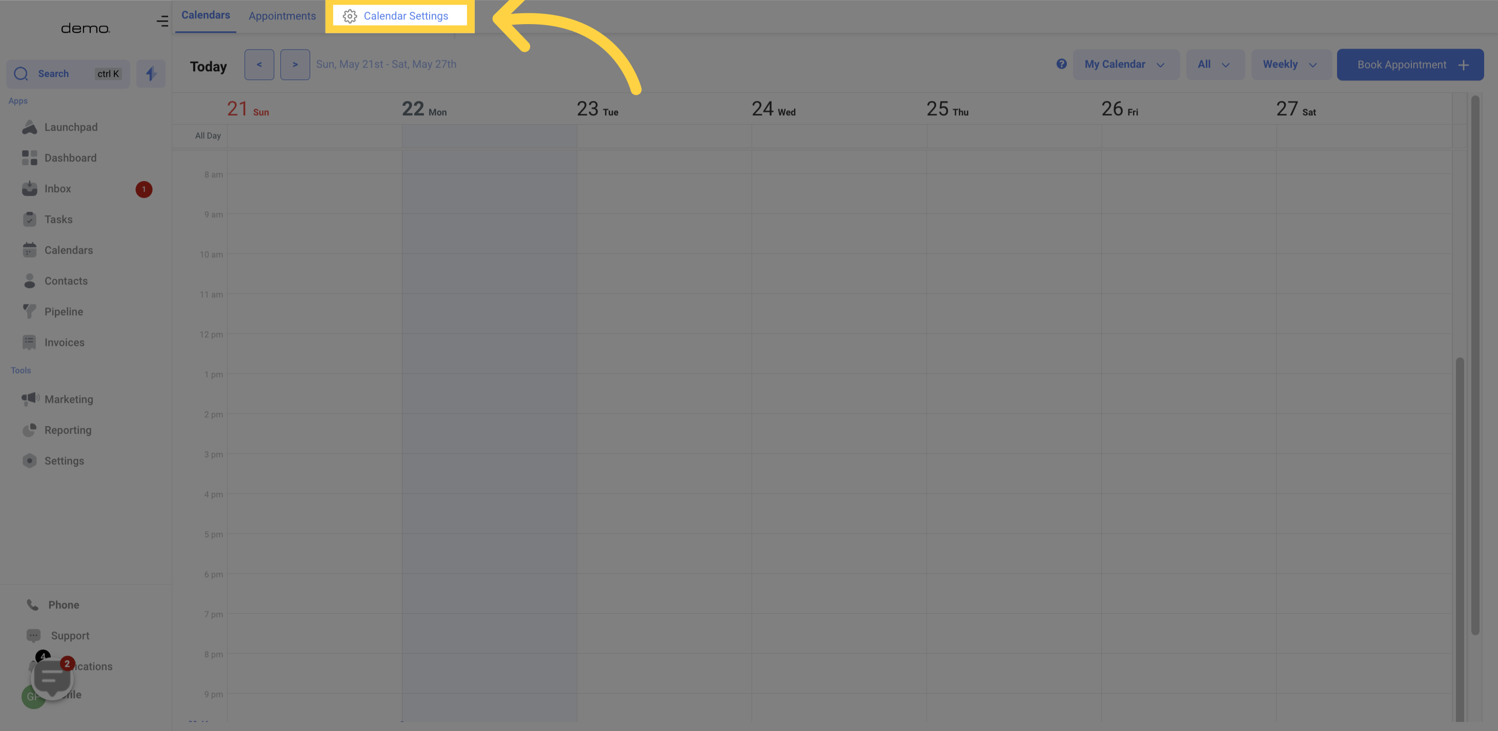 how-to-create-a-new-calendar-aesthetix-crm