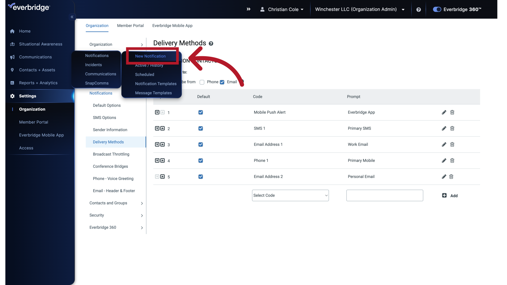 EBS: Creating and Using Delivery Methods in Everbridge Suite – Everbridge
