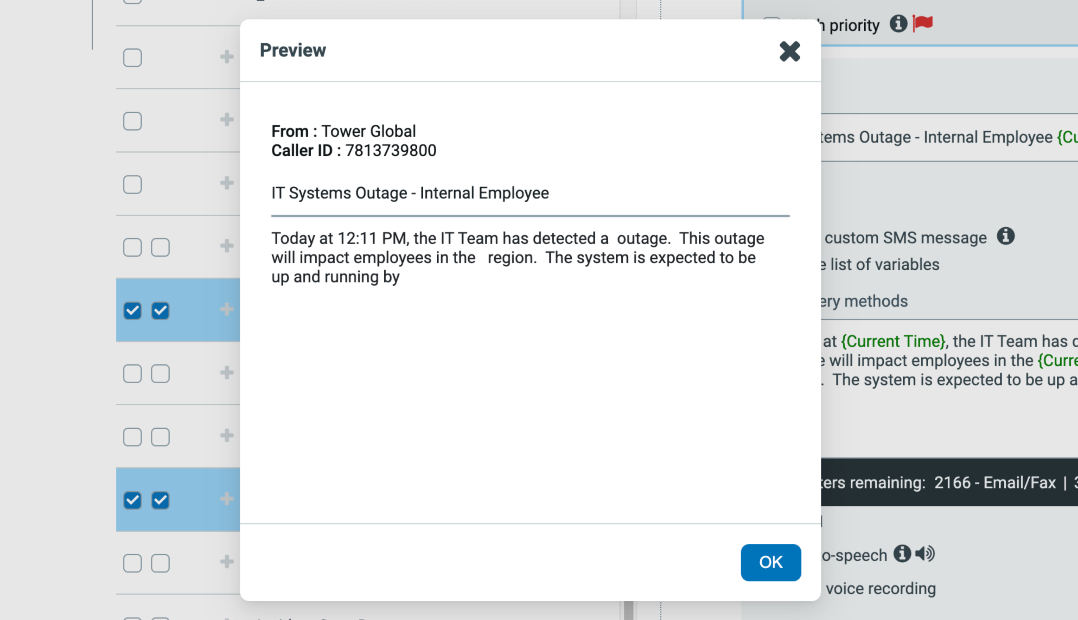 EBS: Creating an Incident Template – Everbridge