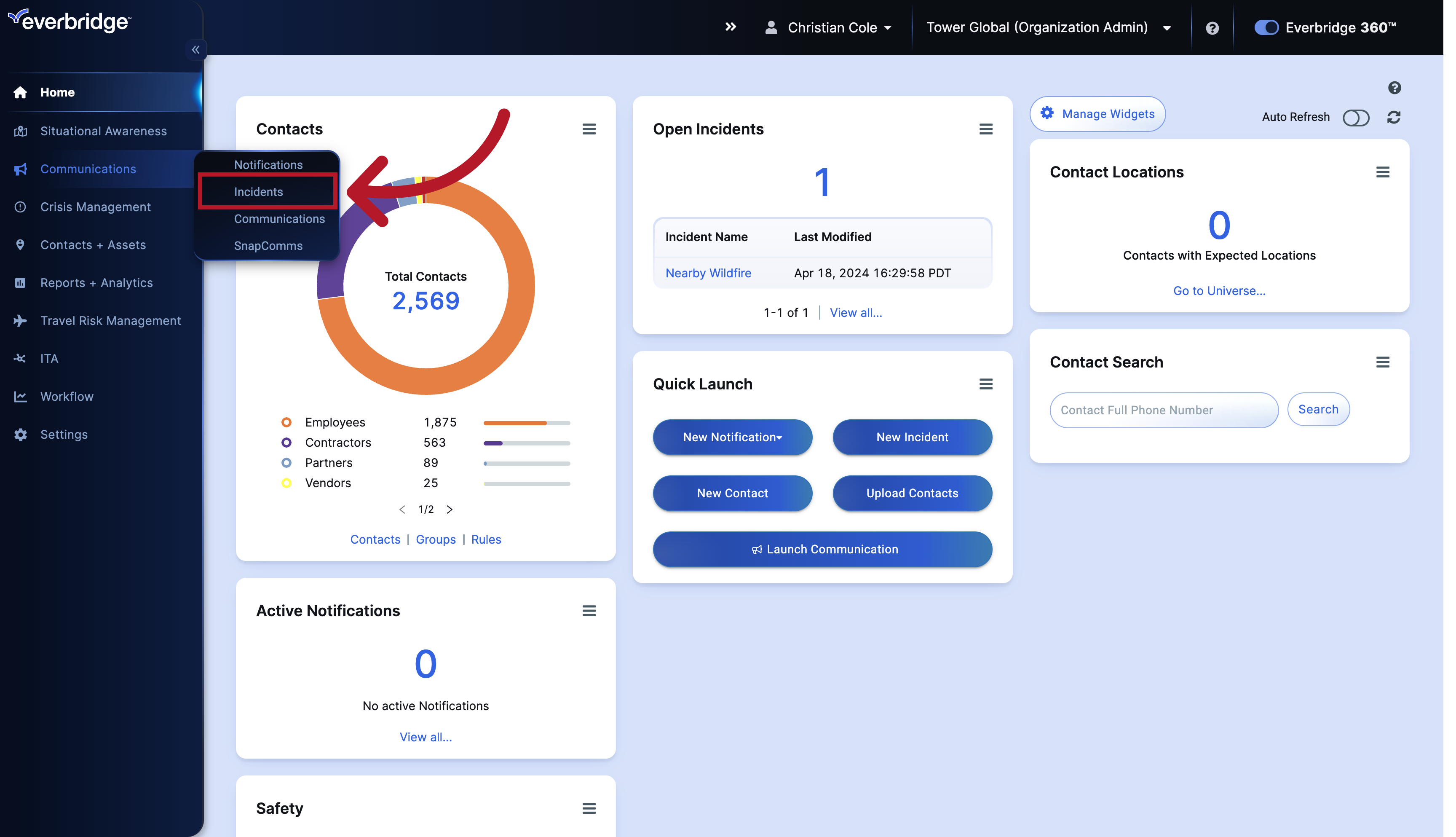 EBS: Creating an Incident Template – Everbridge