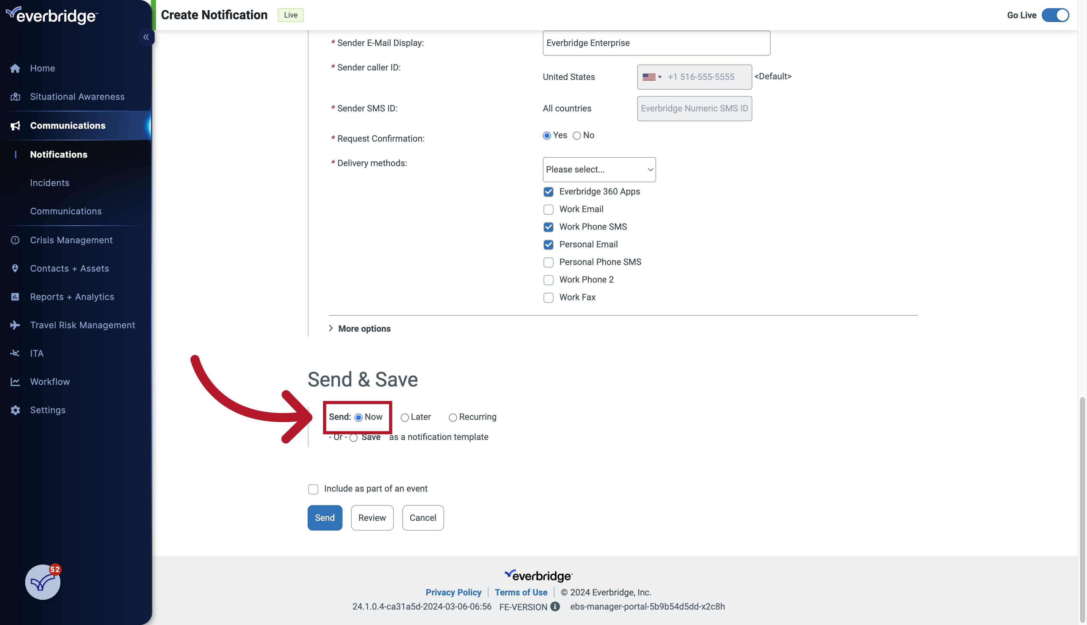 EBS: Sending Notifications in Everbridge Suite – Everbridge