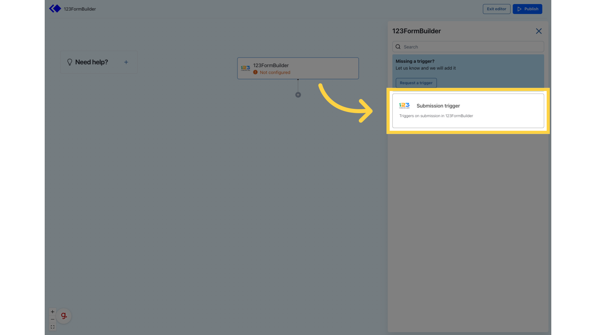 How to setup Keragon webhook in 123FormBuilder – Keragon