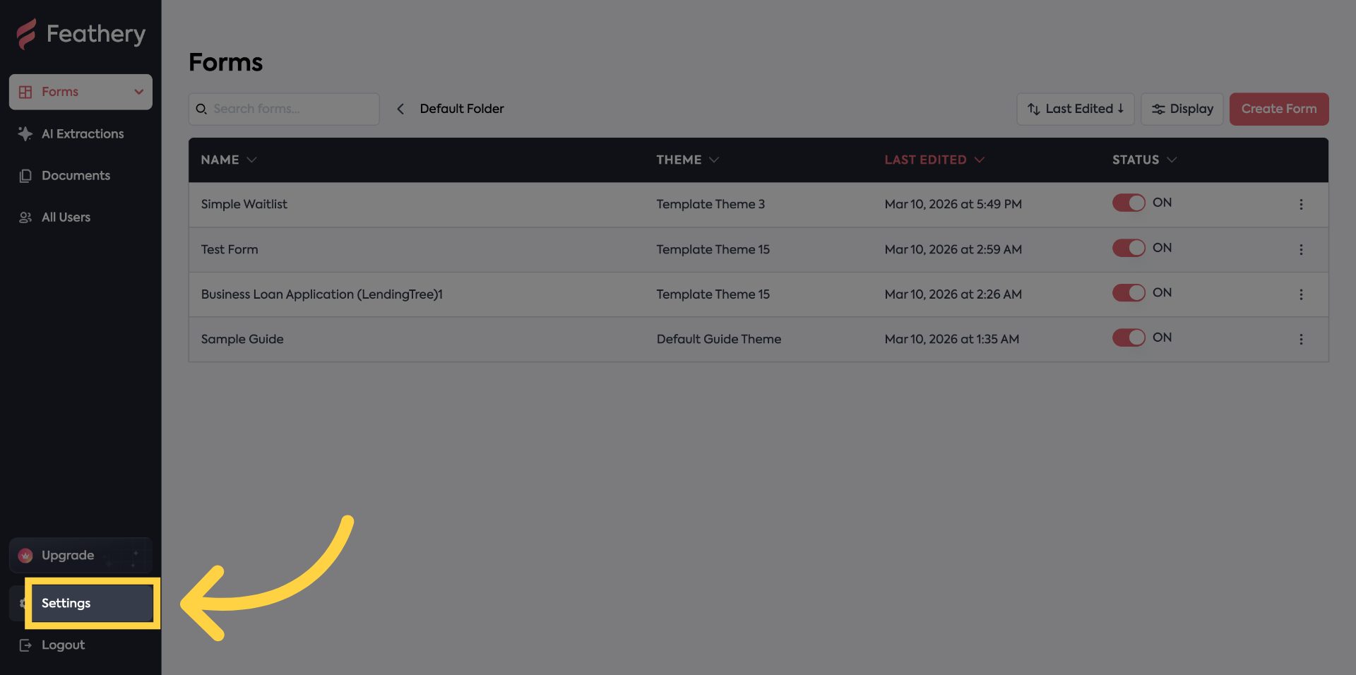 Connect and Configure Feathery with Keragon Dashboard – Keragon