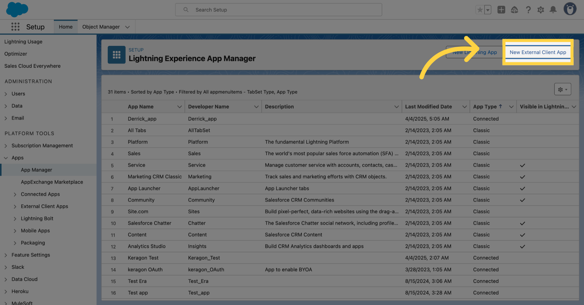 How to find your Client ID and Secret in Salesforce – Keragon