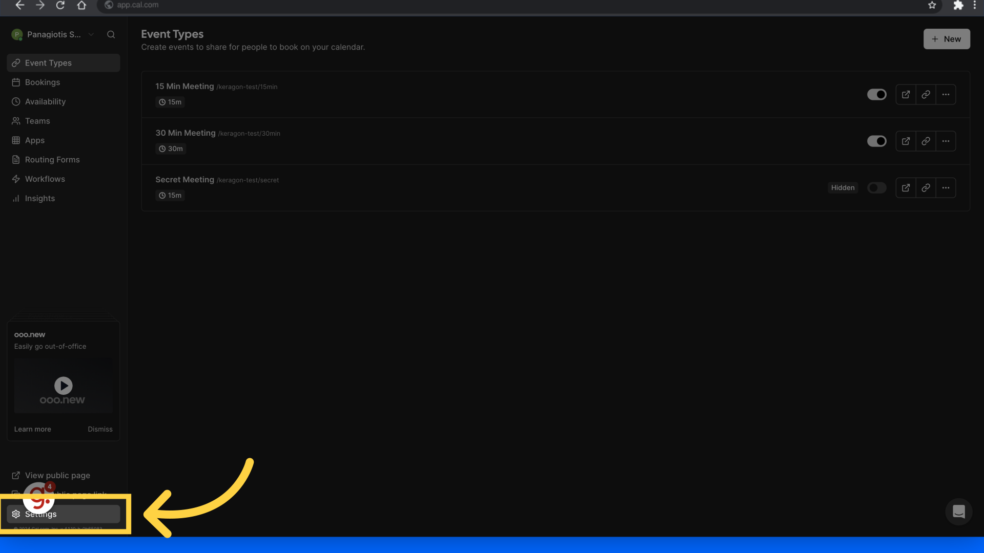 How to configure a Cal.com webhook – Keragon
