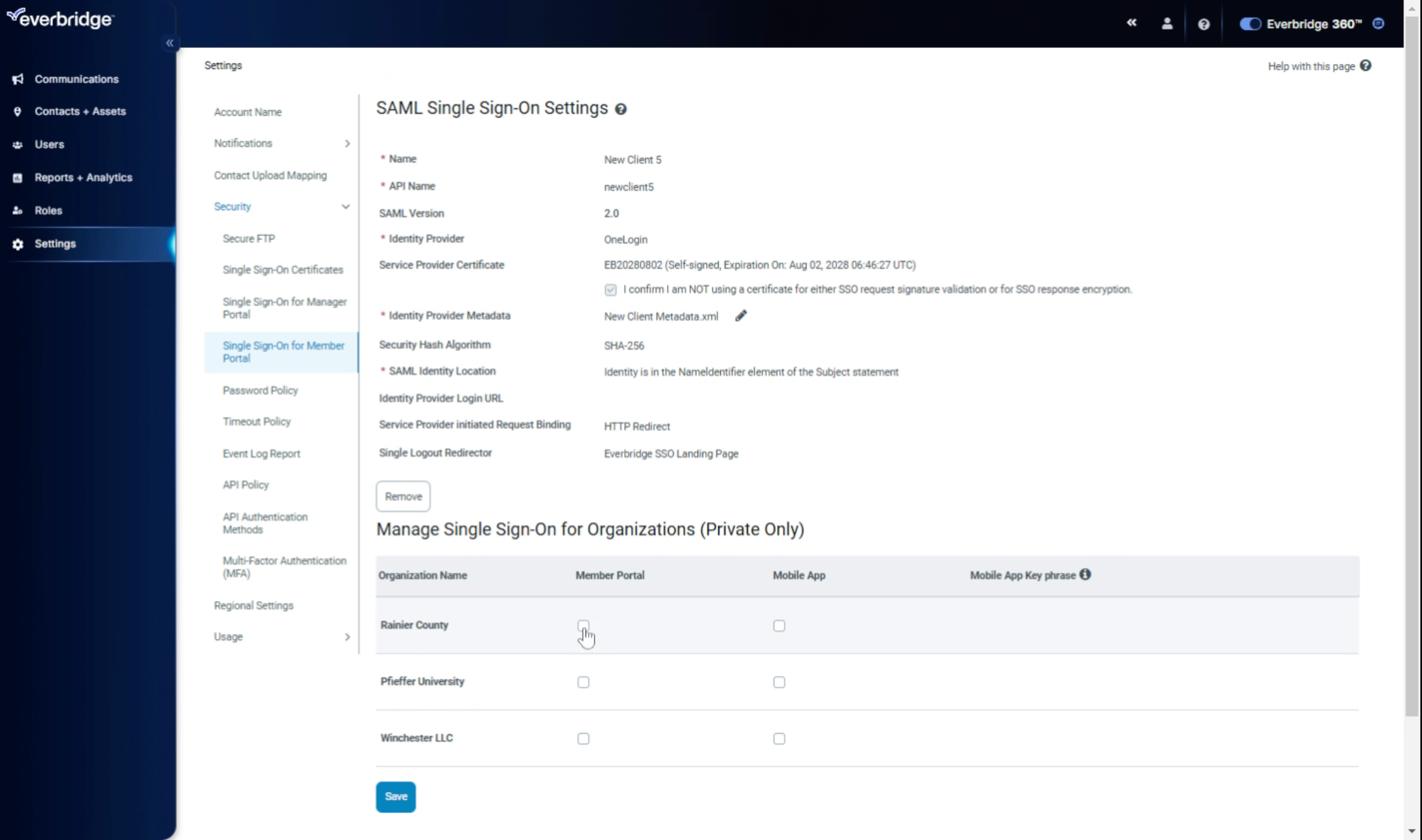 EBS: Configuring Single Sign-on (SSO) for Use With an Everbridge Member ...