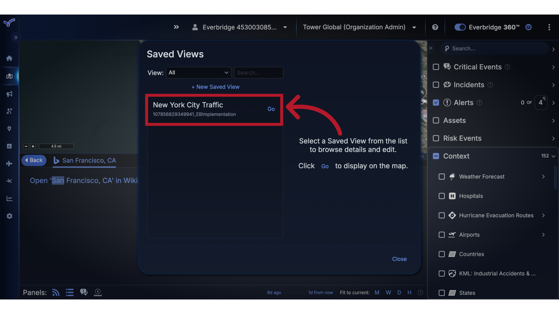VCC: Creating a Saved View in Visual Command Center – Everbridge