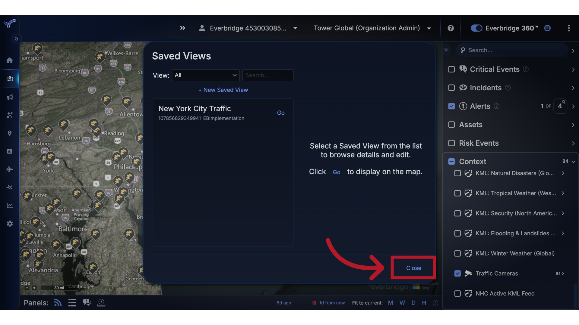 VCC: Creating a Saved View in Visual Command Center – Everbridge